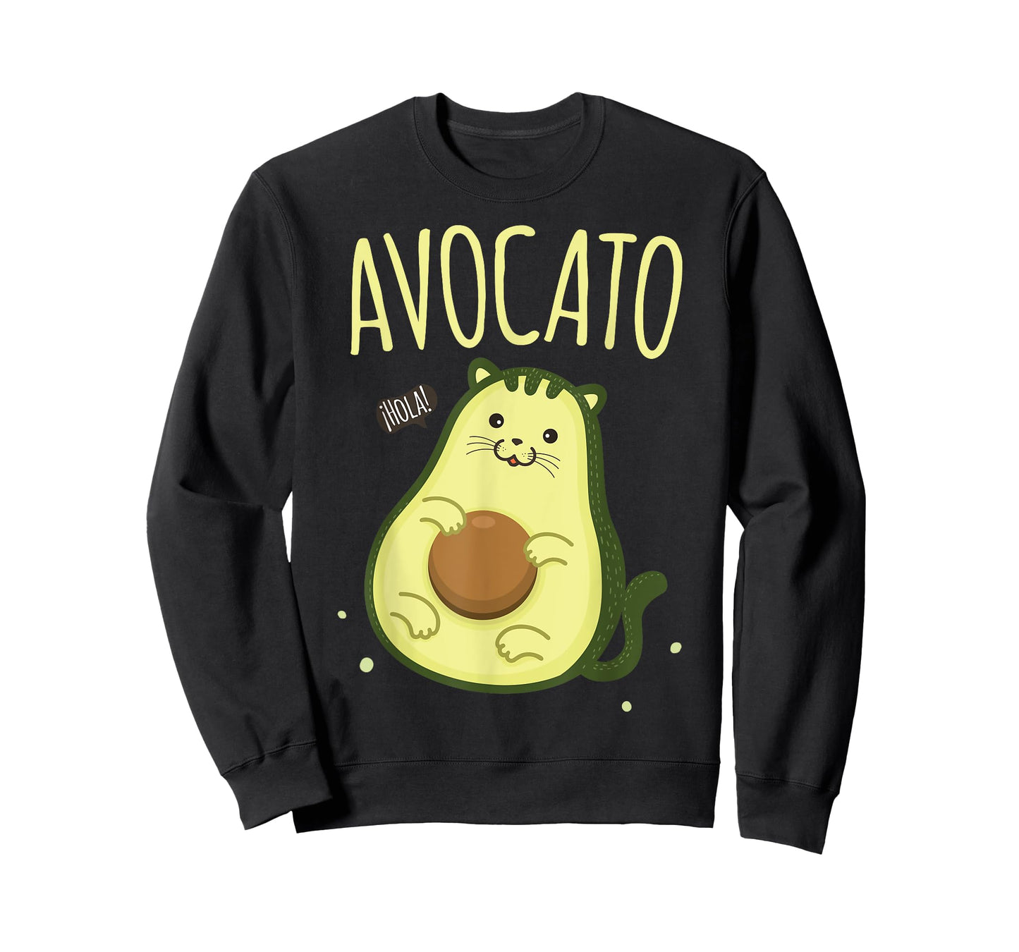 Cute Avocato Avocado Cat Kawaii T-Shirt