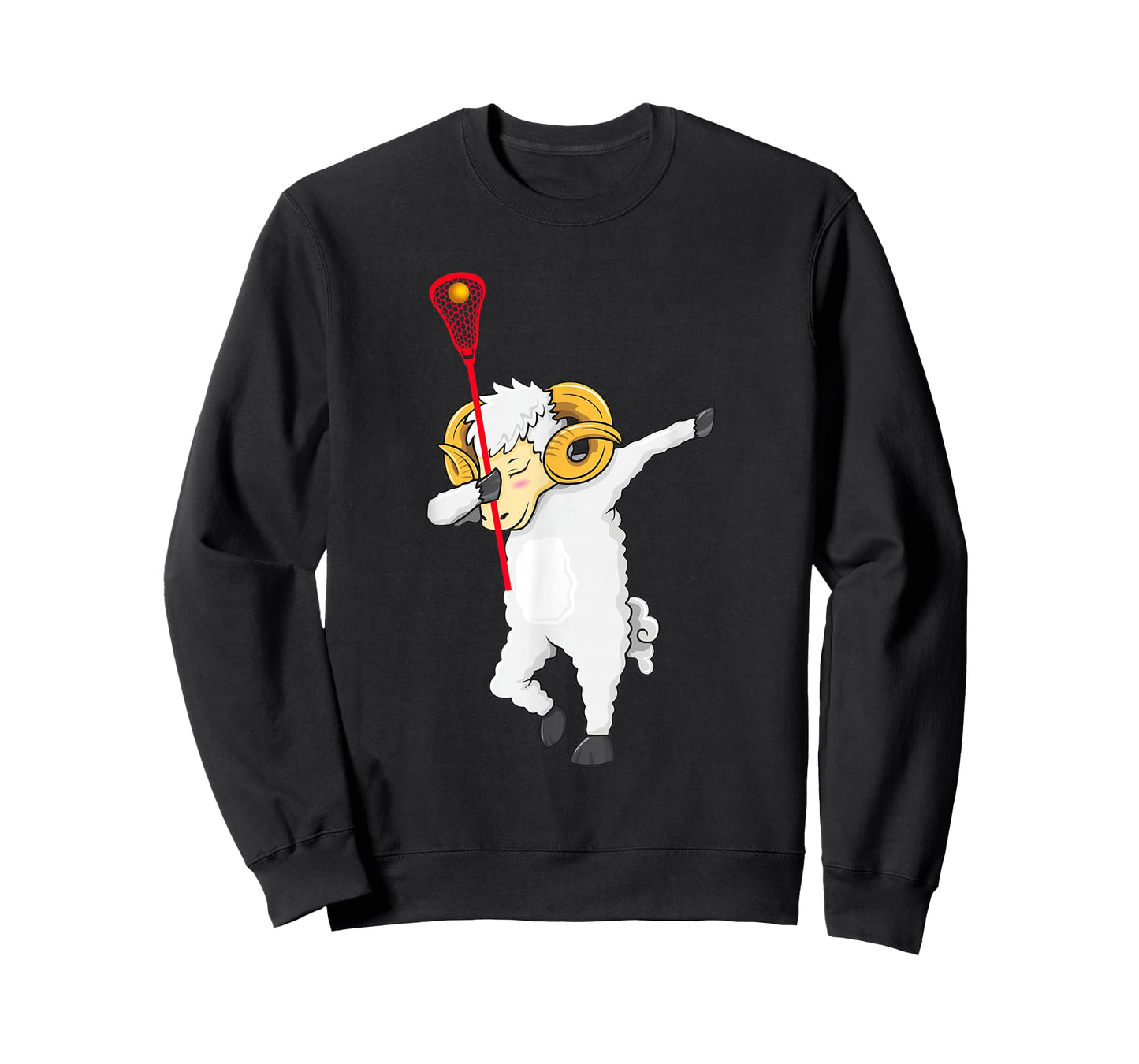 Dabbing Goat Lacrosse Tee Lacrosse Player Goat Dab Gifts T-Shirt