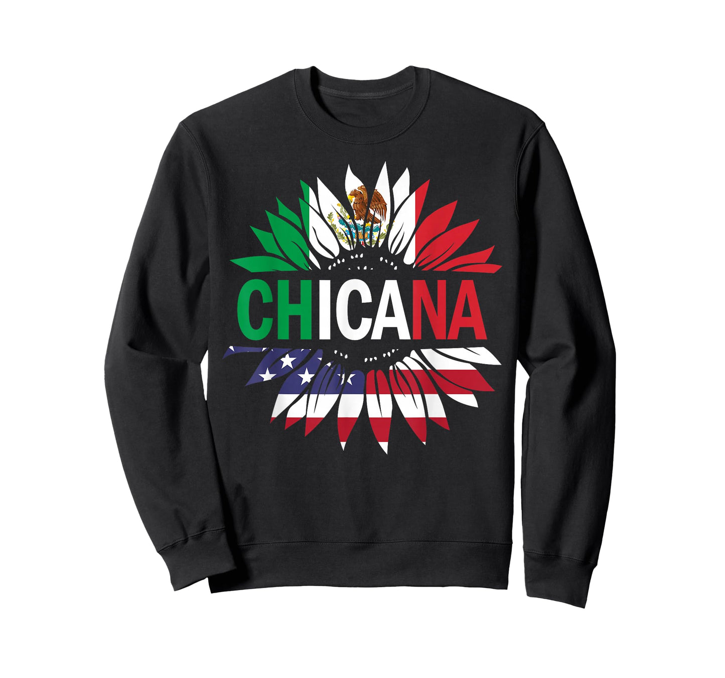 Chicana-Shirt Men Women Kids Girls Boys Mexican USA Flag T-Shirt