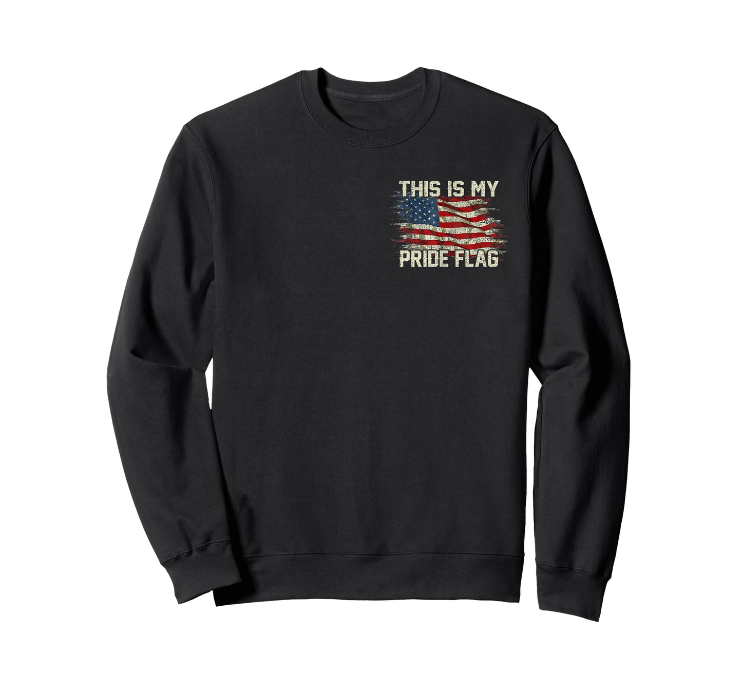 This is My Pride Flag USA American 4th of July Patriotic T-Shirt