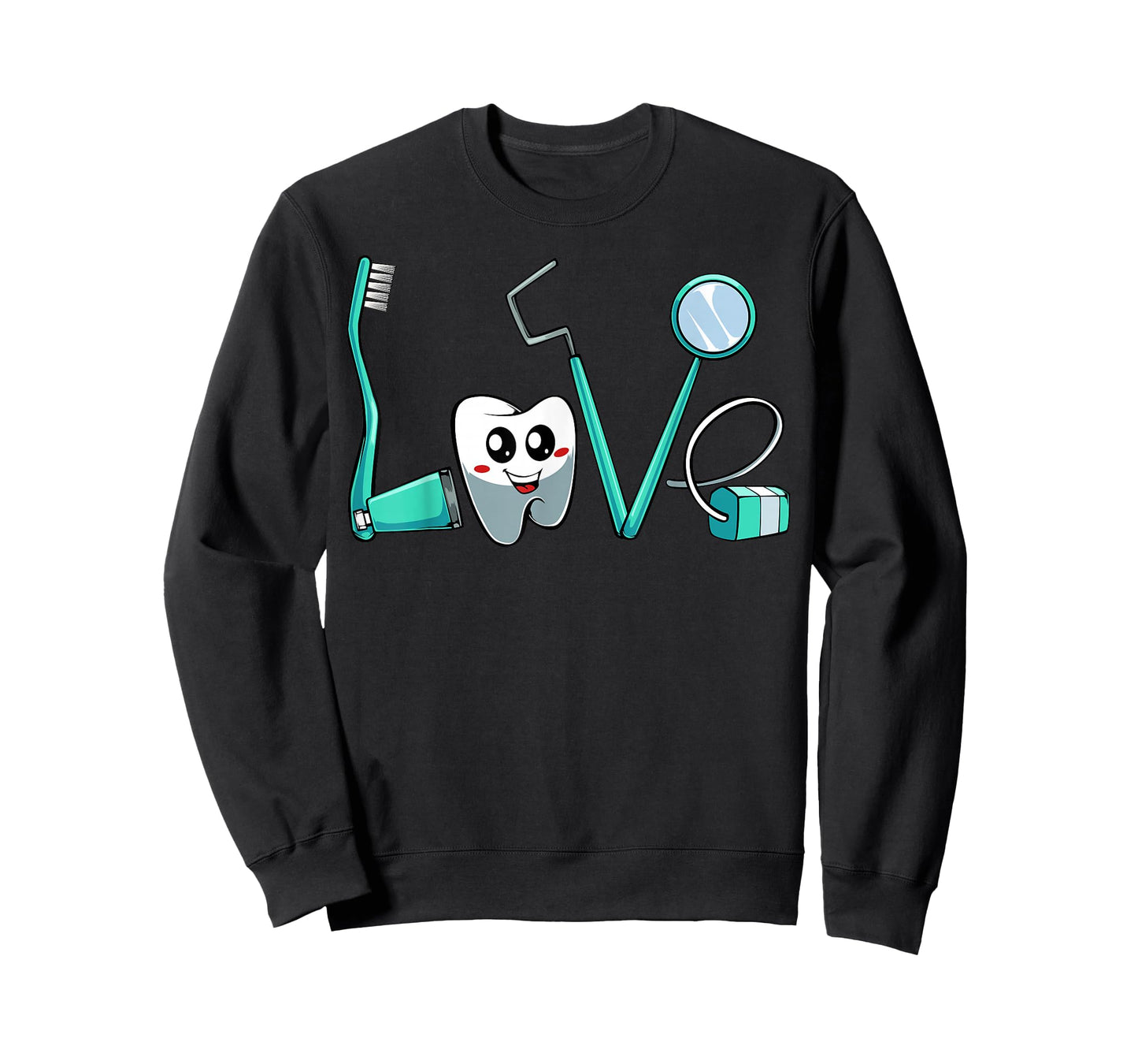 Cute Kawaii Teeth Dentist Dental Hygienist Orthodontics Gift T-Shirt