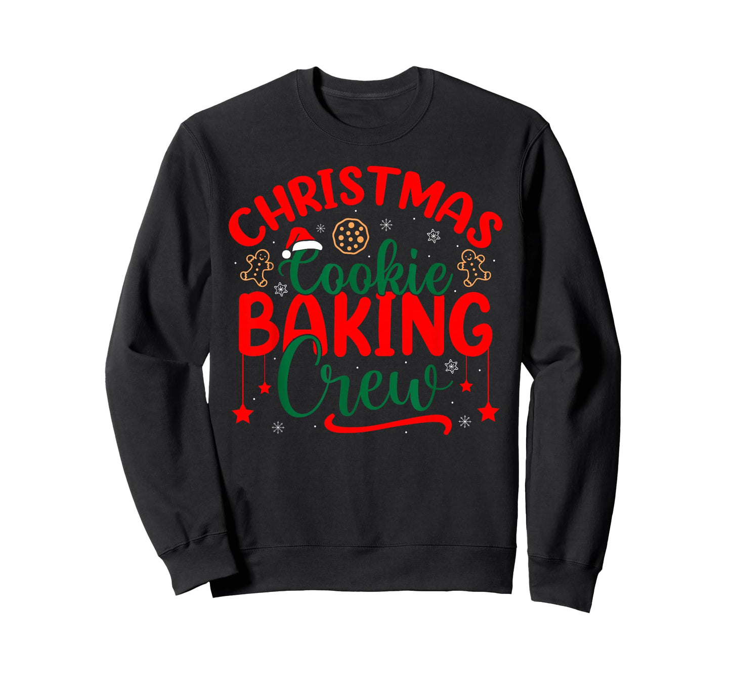 Christmas Cookie Baking Crew Funny Xmas Tee Family Matching T-Shirt