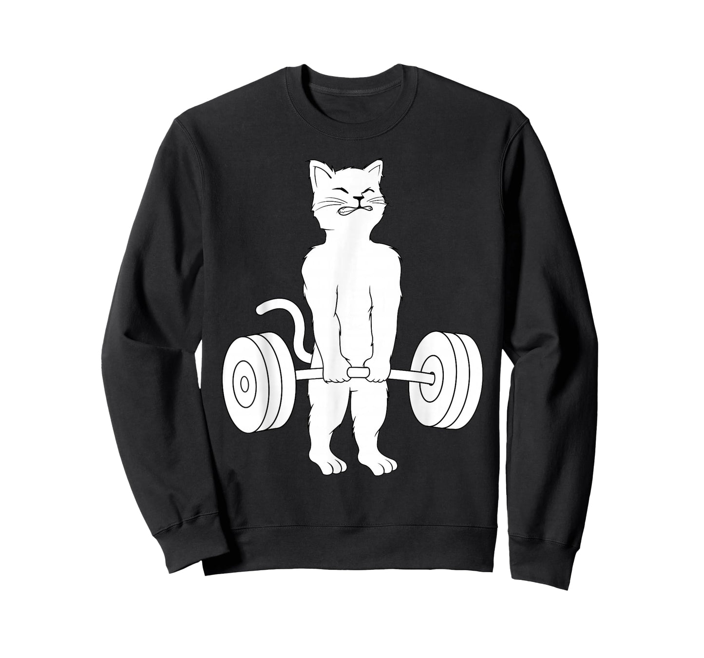 Cat Deadlift Shirt Powerlifting Kitty Tee Weightlifting Cat T-Shirt