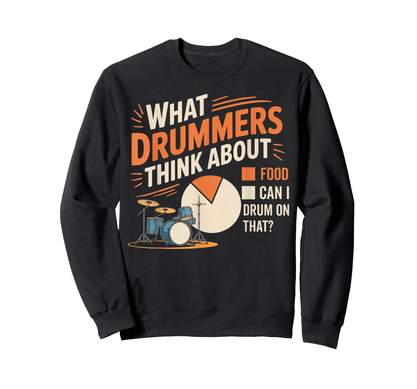 Drummers Think About Drum Drumming Music Instrument Drummer T-Shirt
