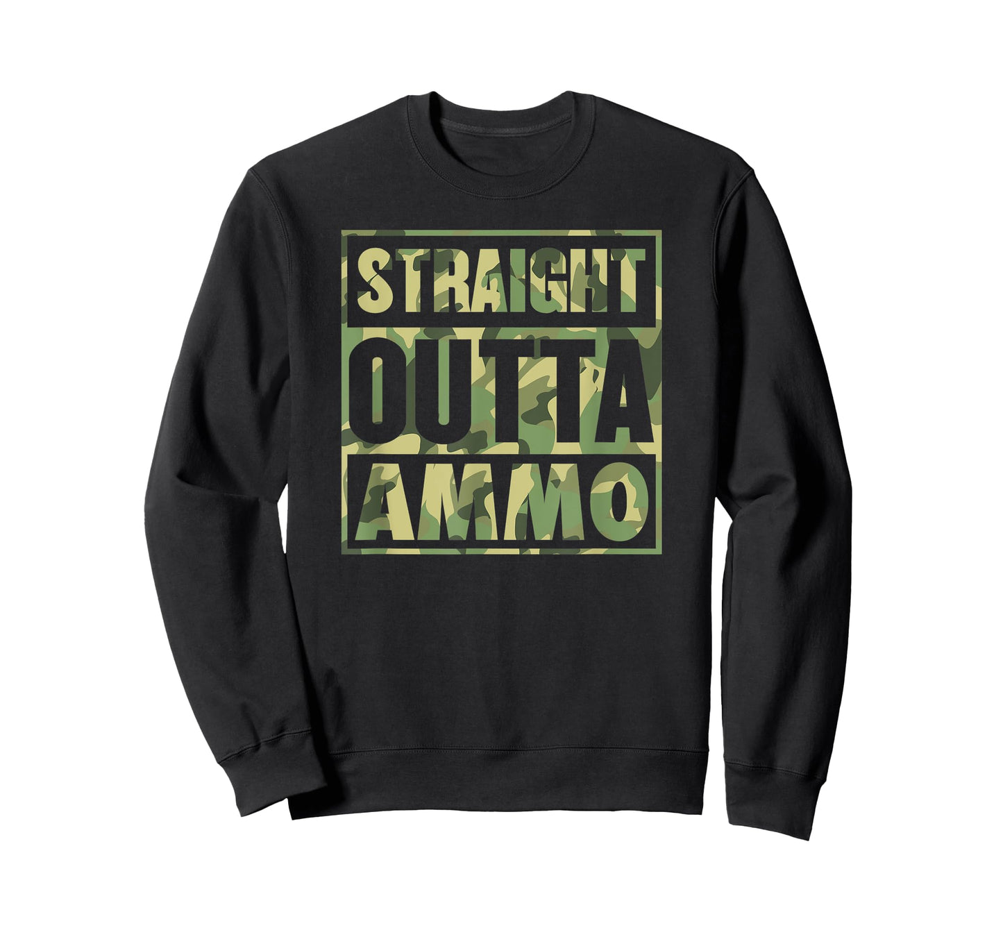 Straight Outta Ammo Pro Gun Rights 2A Second Amendment T-Shirt