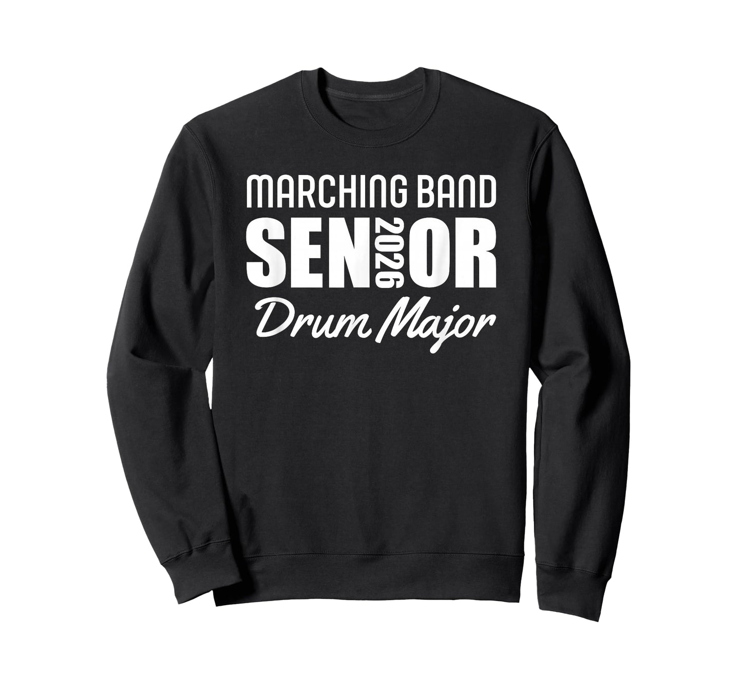 2026 Senior Drum Major Marching Band Class of 2026 T-Shirt
