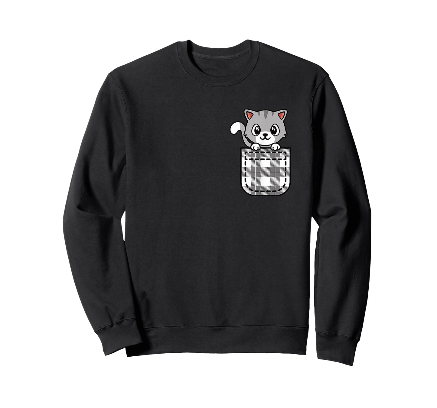 Funny Cat Pocket Kitten Lover Men Women Kids T-Shirt