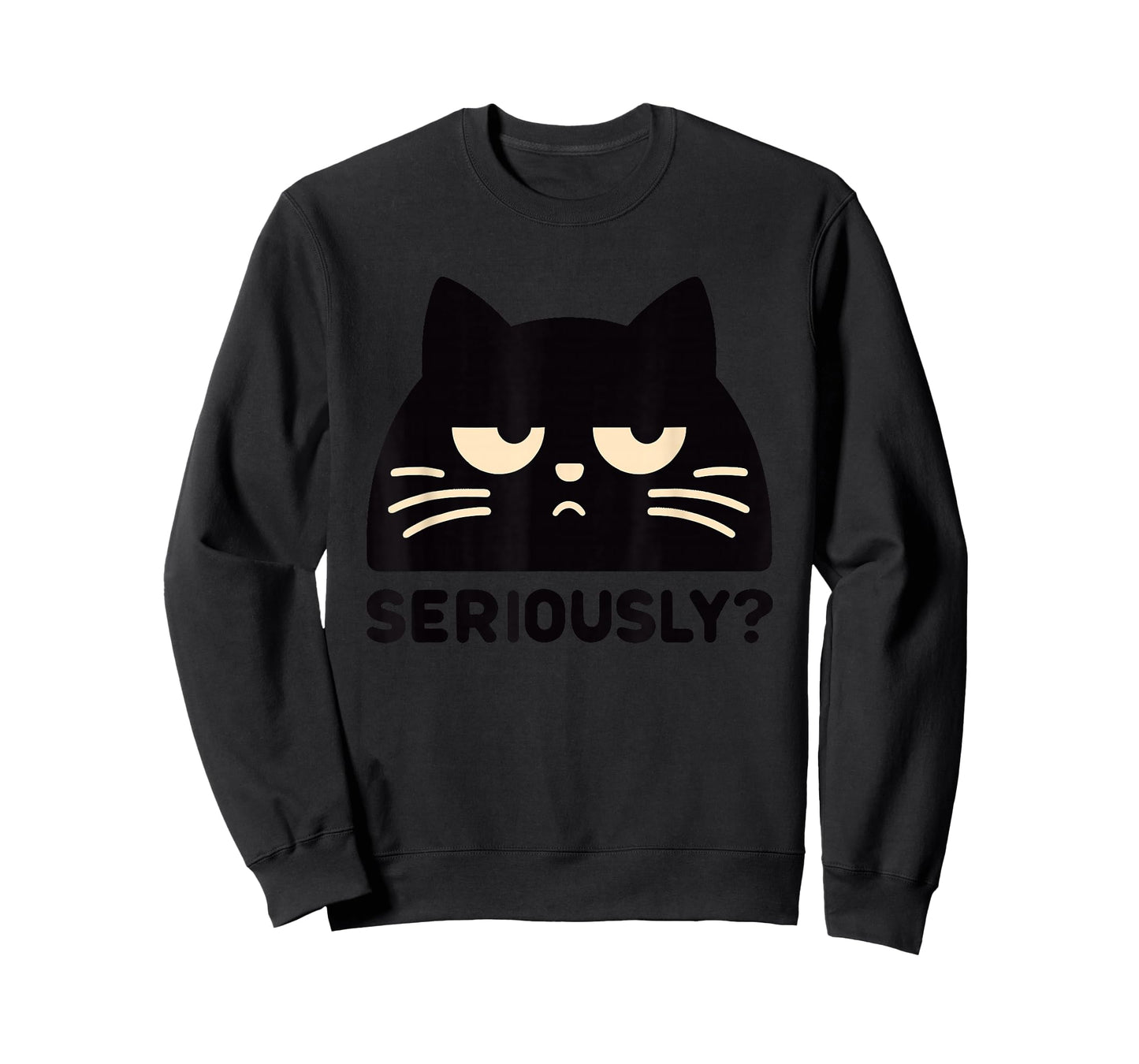 Annoyed Cat Seriously Cat Sarcastic Rolling Eyes Kawaii Cat T-Shirt