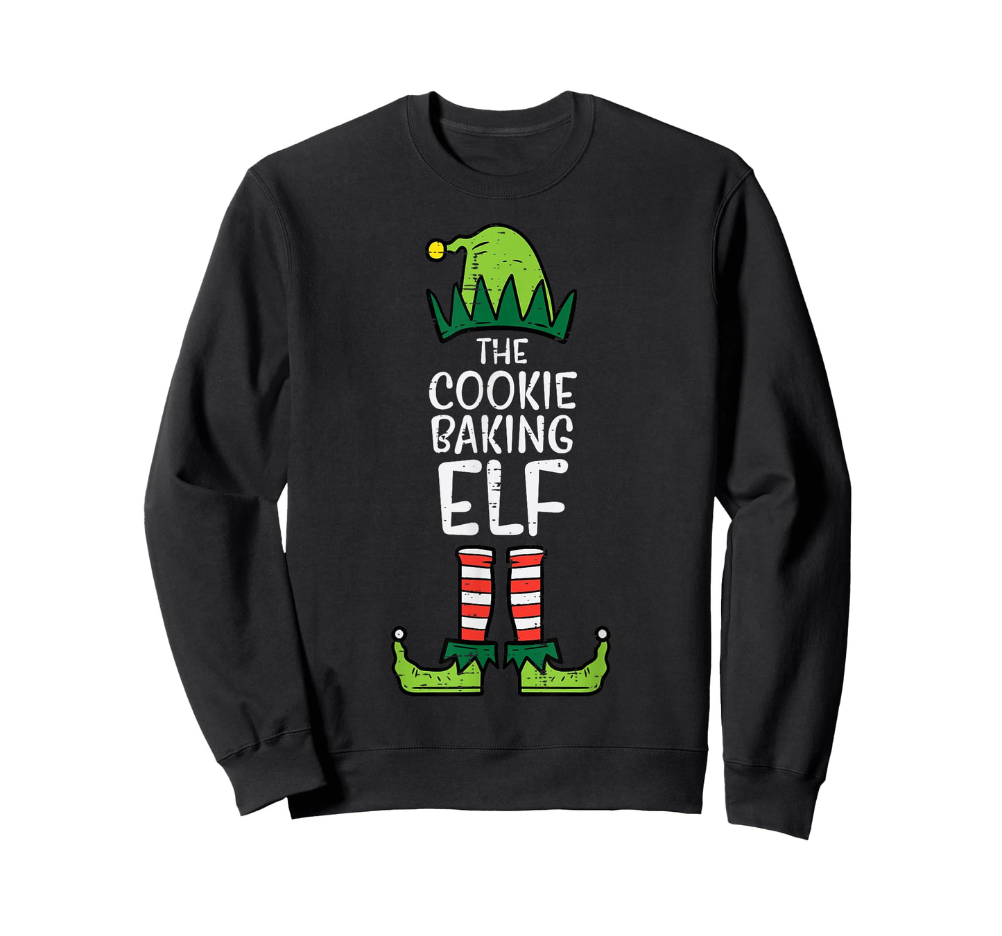 Cookie Baking Elf Xmas Christmas Family Mom Kids T-Shirt