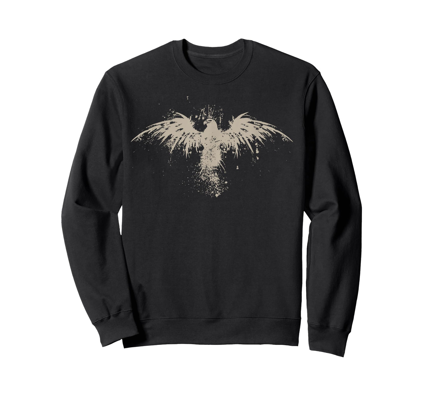 Hawk with Outstretched Wings | Ink graphic T-Shirt