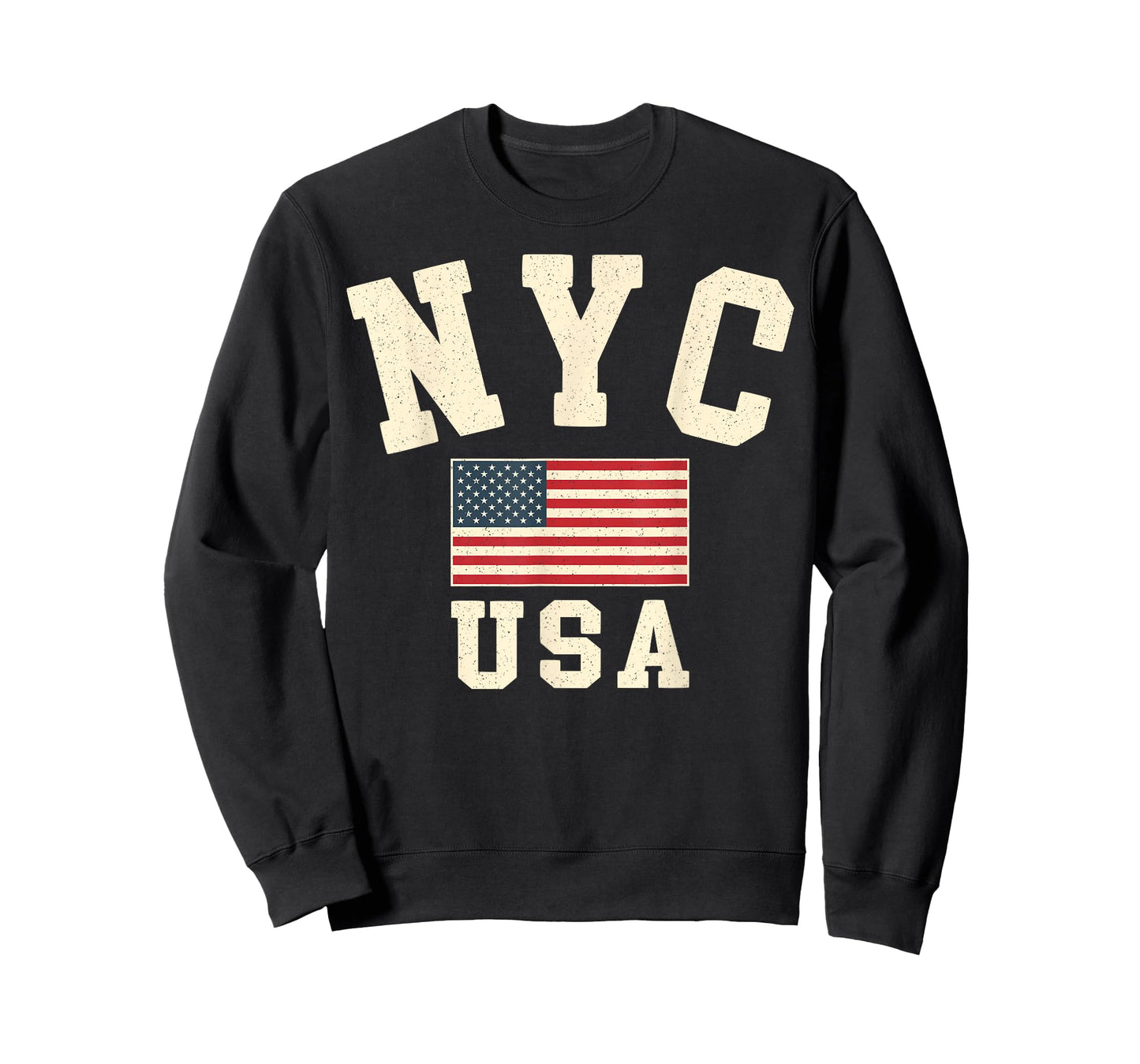 Vintage NYC USA American Flag New York City Souvenir Retro T-Shirt