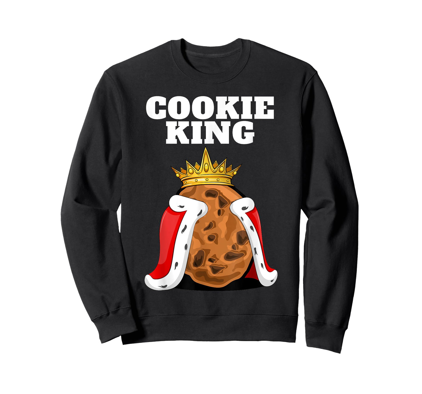 Cookie King | Mens Cookie Lover Shirt | Biscuits Cute Cookie T-Shirt
