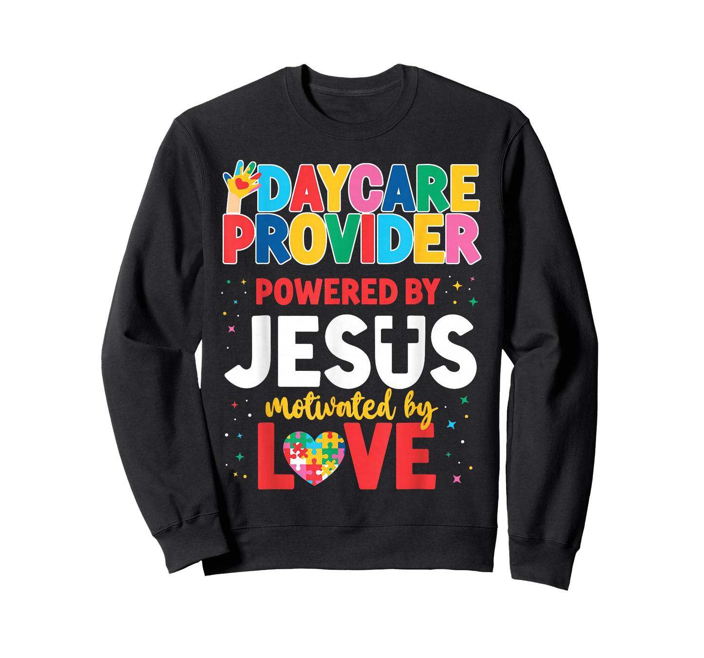 Childcare Daycare Provider Teacher Babysitter Jesus Faith T-Shirt