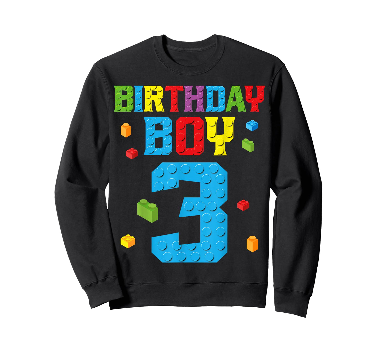 Master Builder 3rd Birthday Boy 3 Three Year Building Bricks T-Shirt