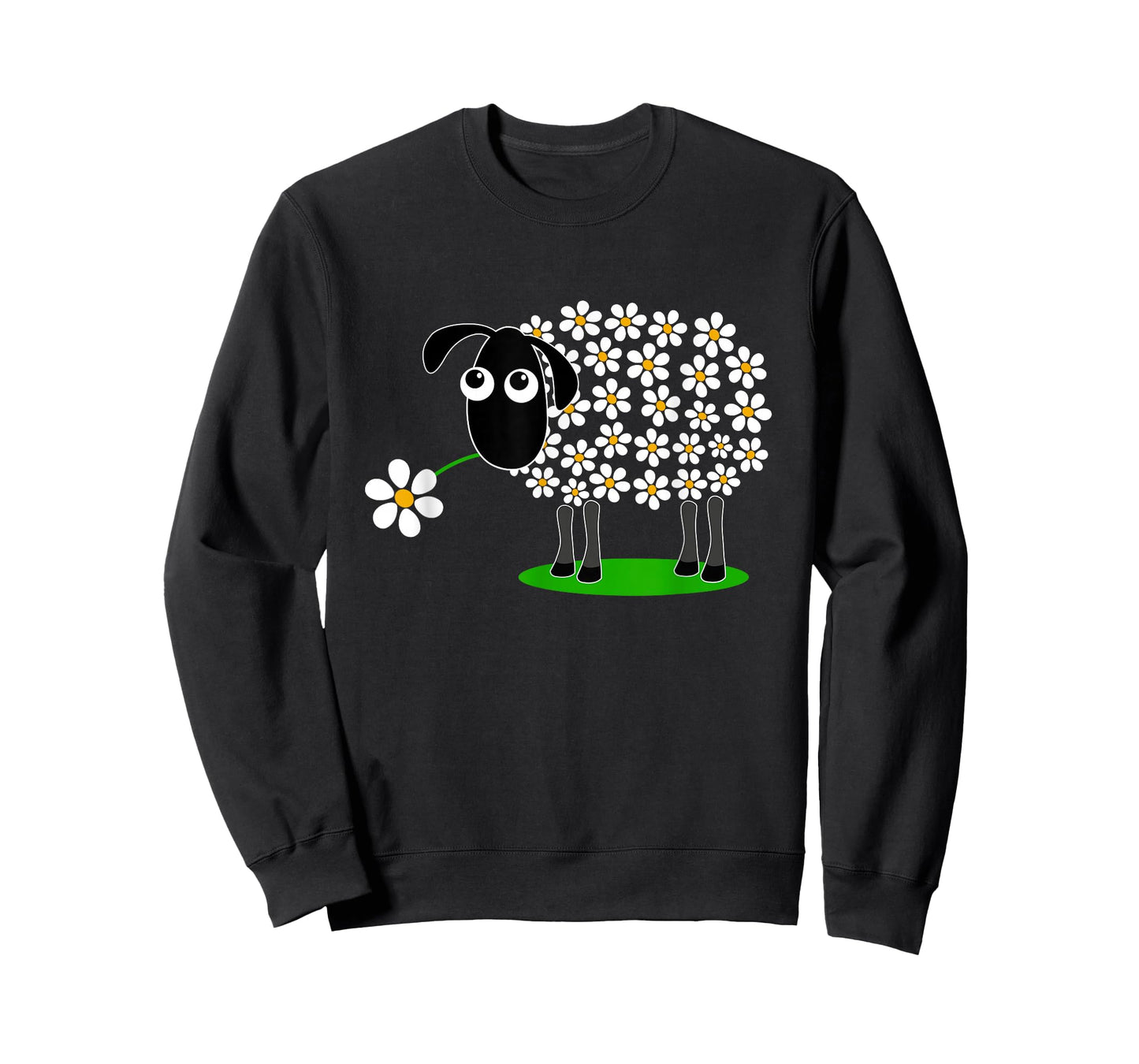 Cute sheep with flower wool t-shirt for girls and mum T-Shirt