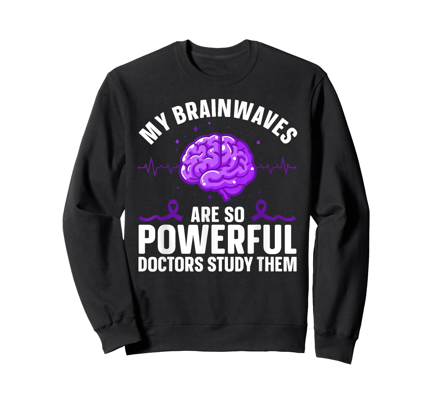 Cool Epilepsy Art For Men Women Support Epilepsy Awareness T-Shirt