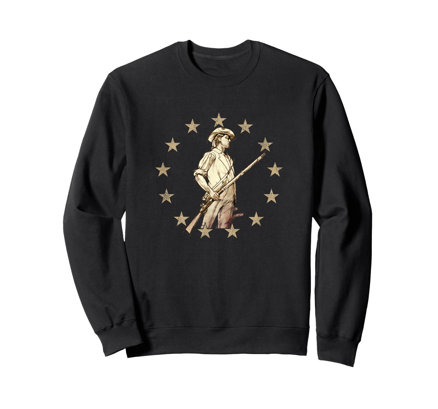 Concord Minuteman Drawing T-Shirt