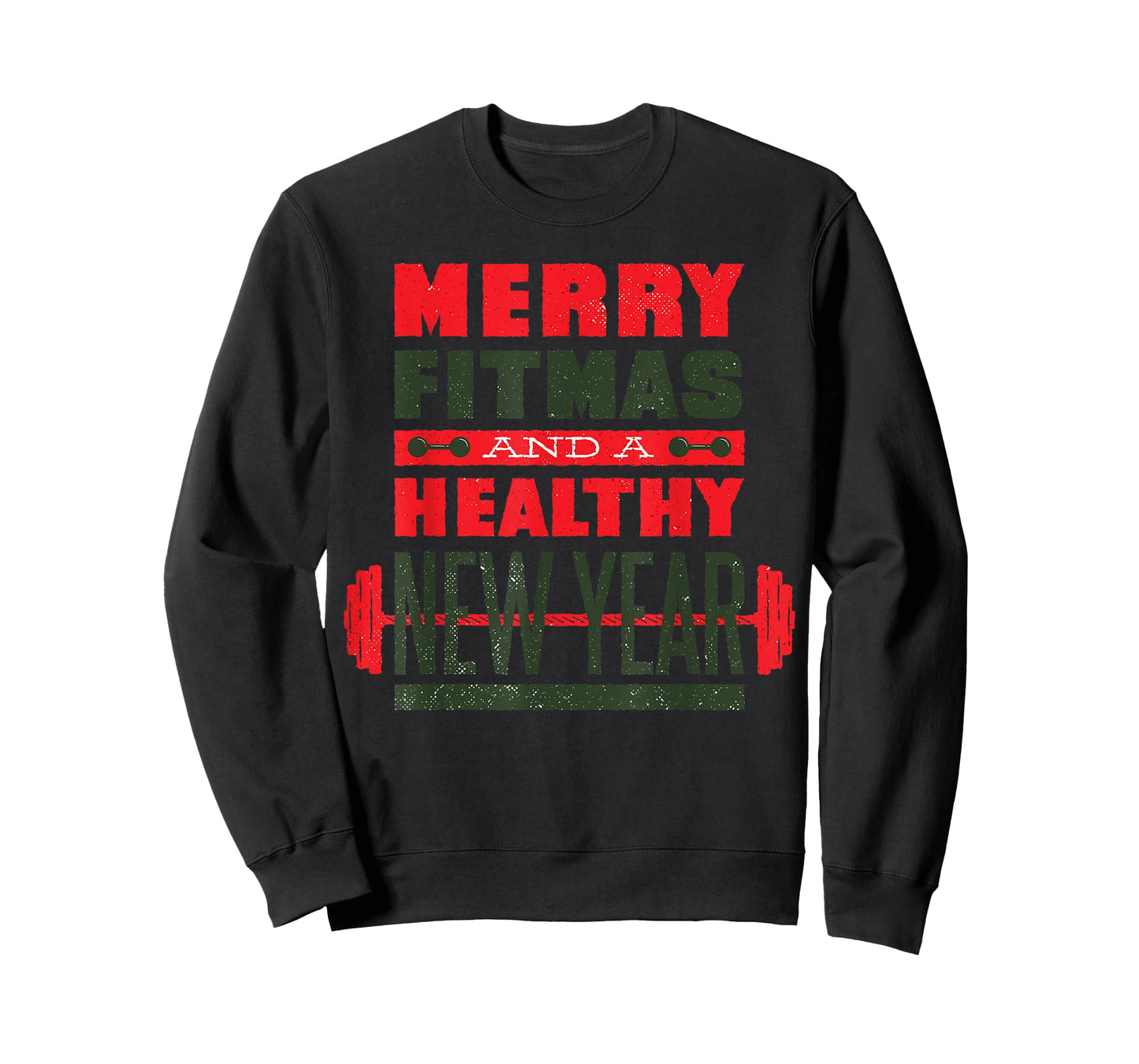 Merry Fitmas and a healthy New year Fitness Christmas T-Shirt
