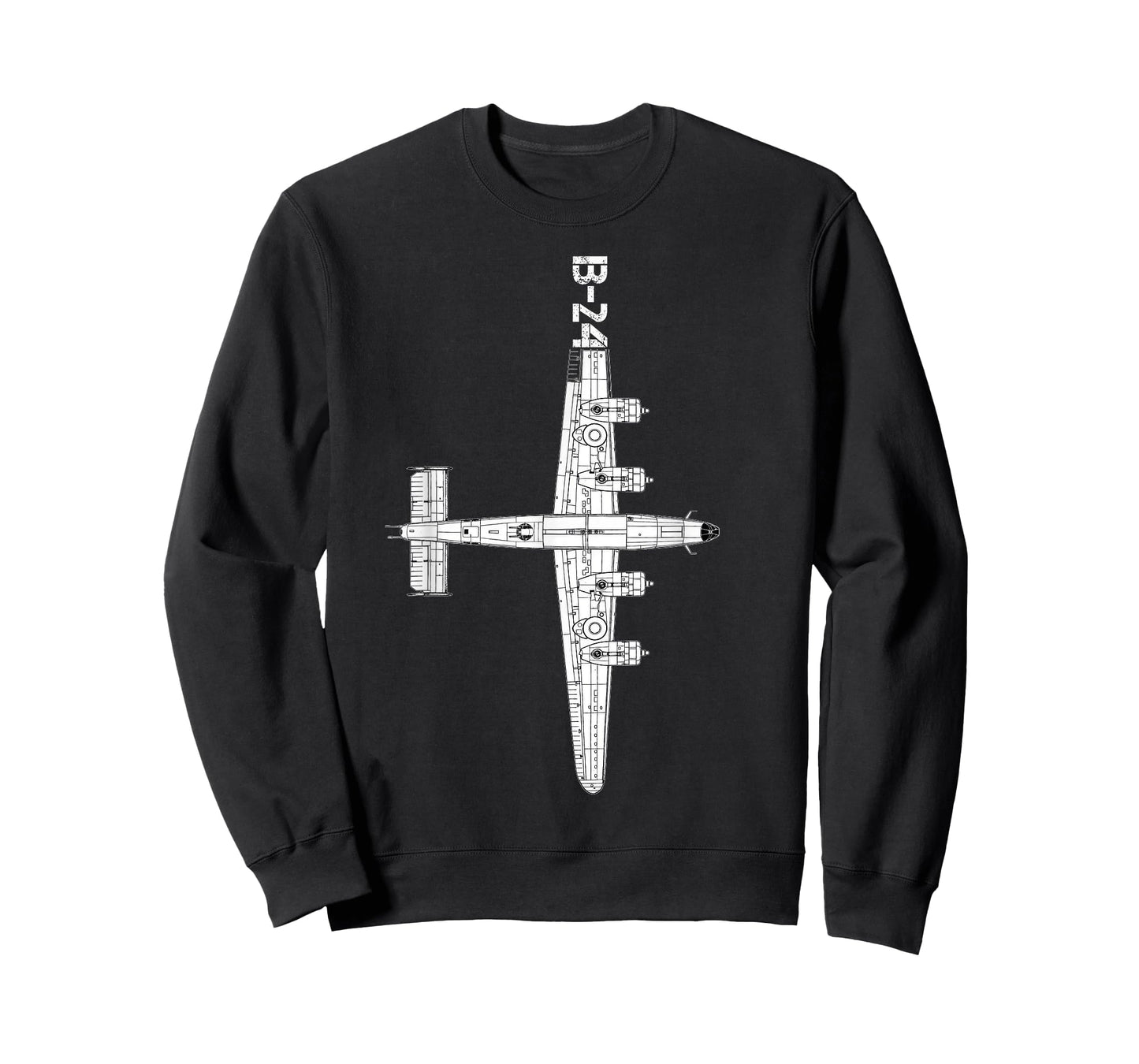 Consolidated B-24 Liberator Heavy Bomber WW2 Airplane T-Shirt