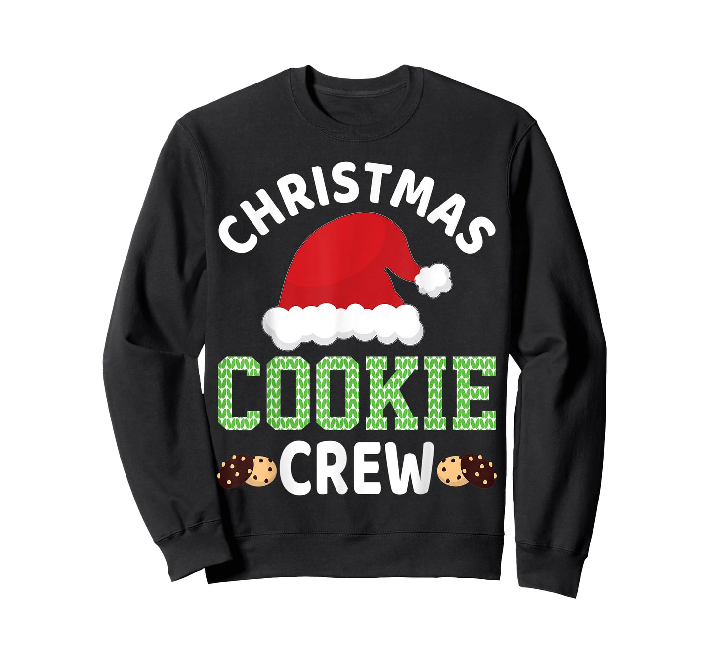 Christmas Santa Hat Gingerbread Cookie Crew Baking Team T-Shirt