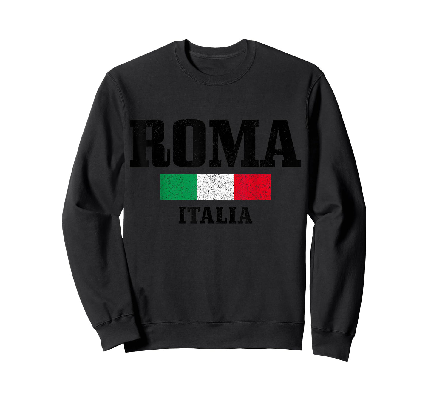 Rome Italy Roma Italia Vintage Italy Flag T-Shirt
