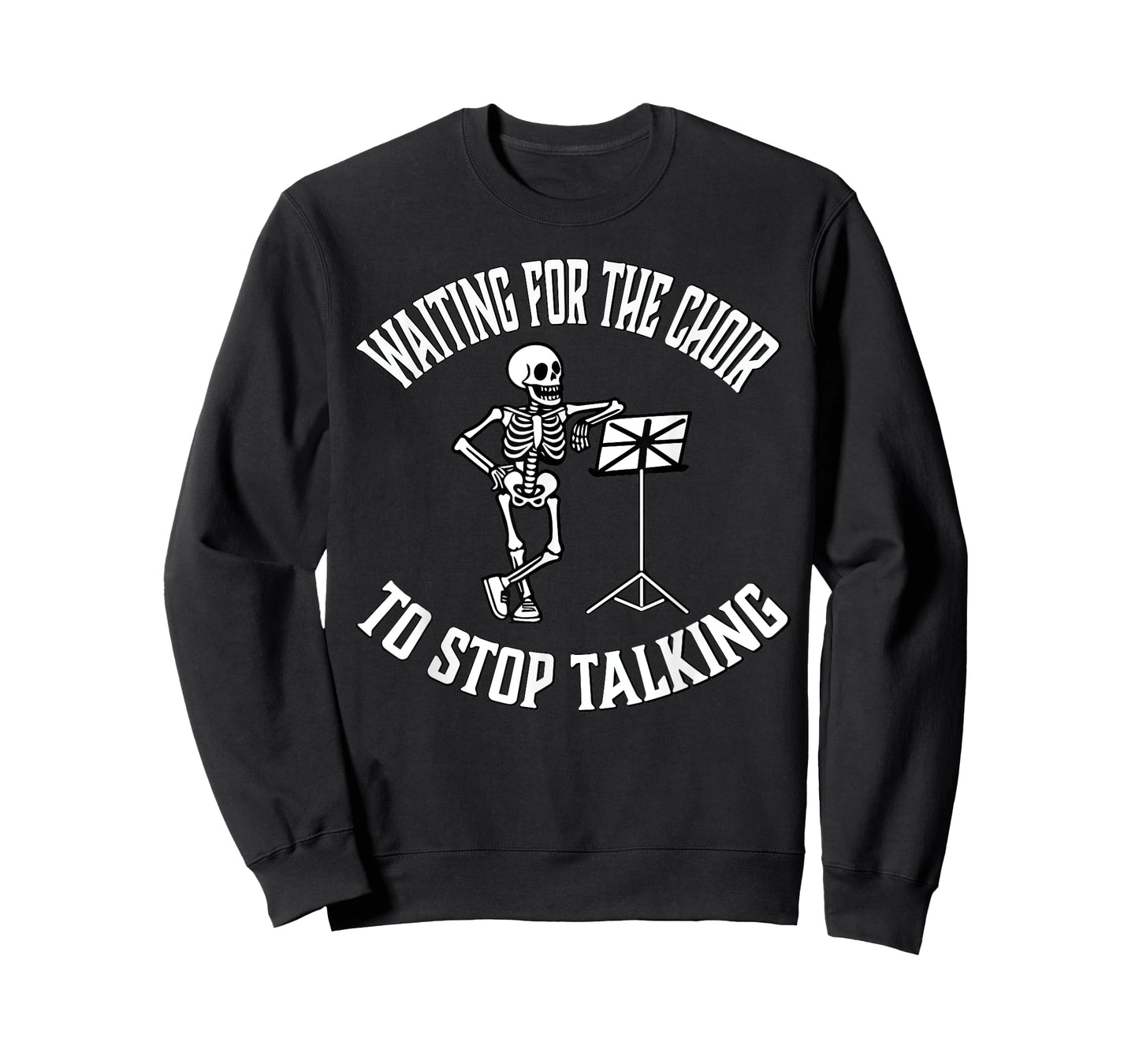 Choir Director Gift Members Funny TShirt Halloween Skeleton T-Shirt