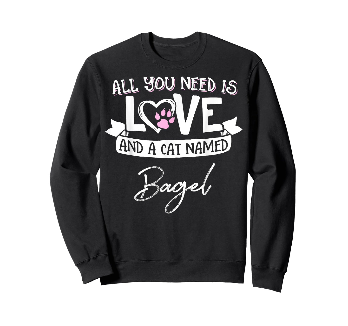 Cute Cat Named Bagel Shirt for Women and Girls T-Shirt