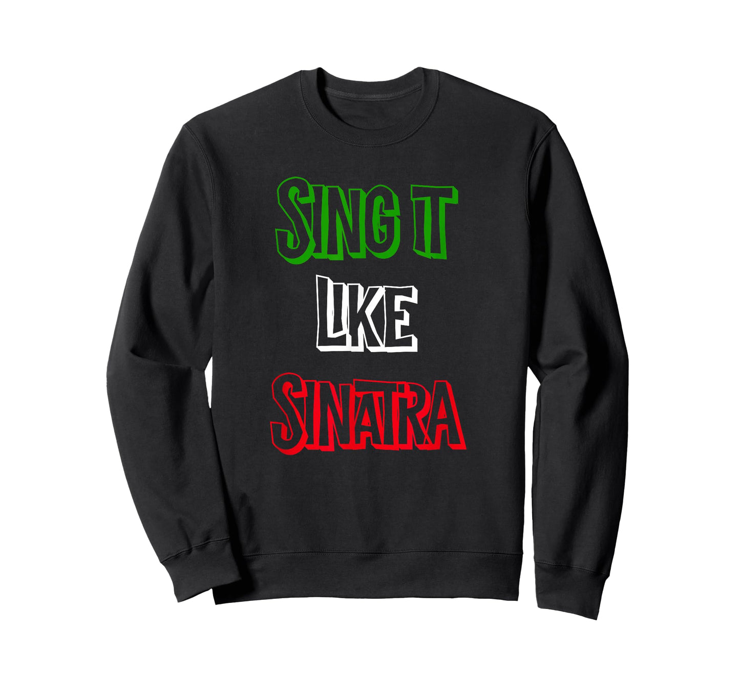 Sing it Like Italia Flag Italian Colors Novelty T-Shirt