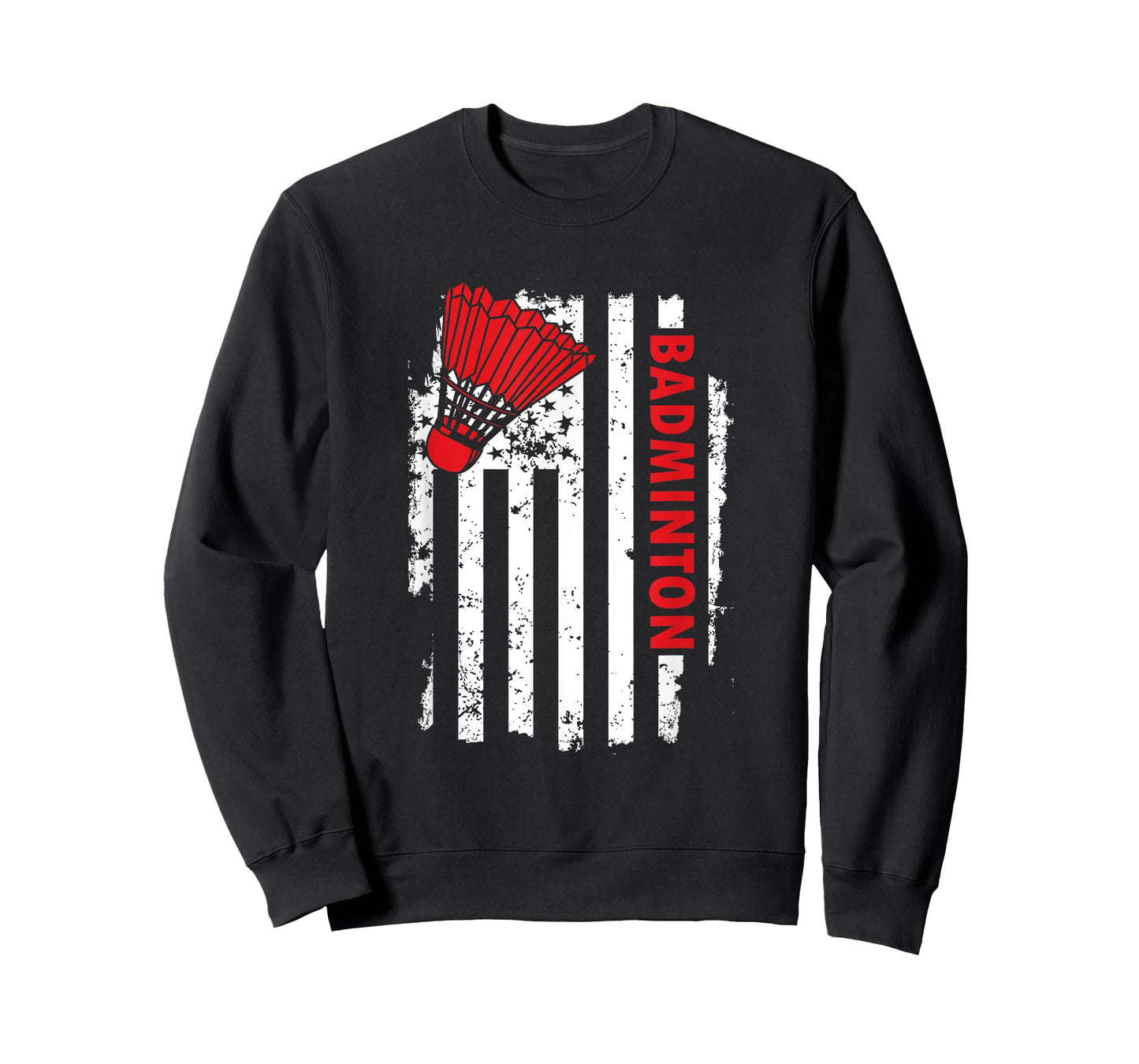 United States USA Flag Badminton Player T-Shirt T-Shirt