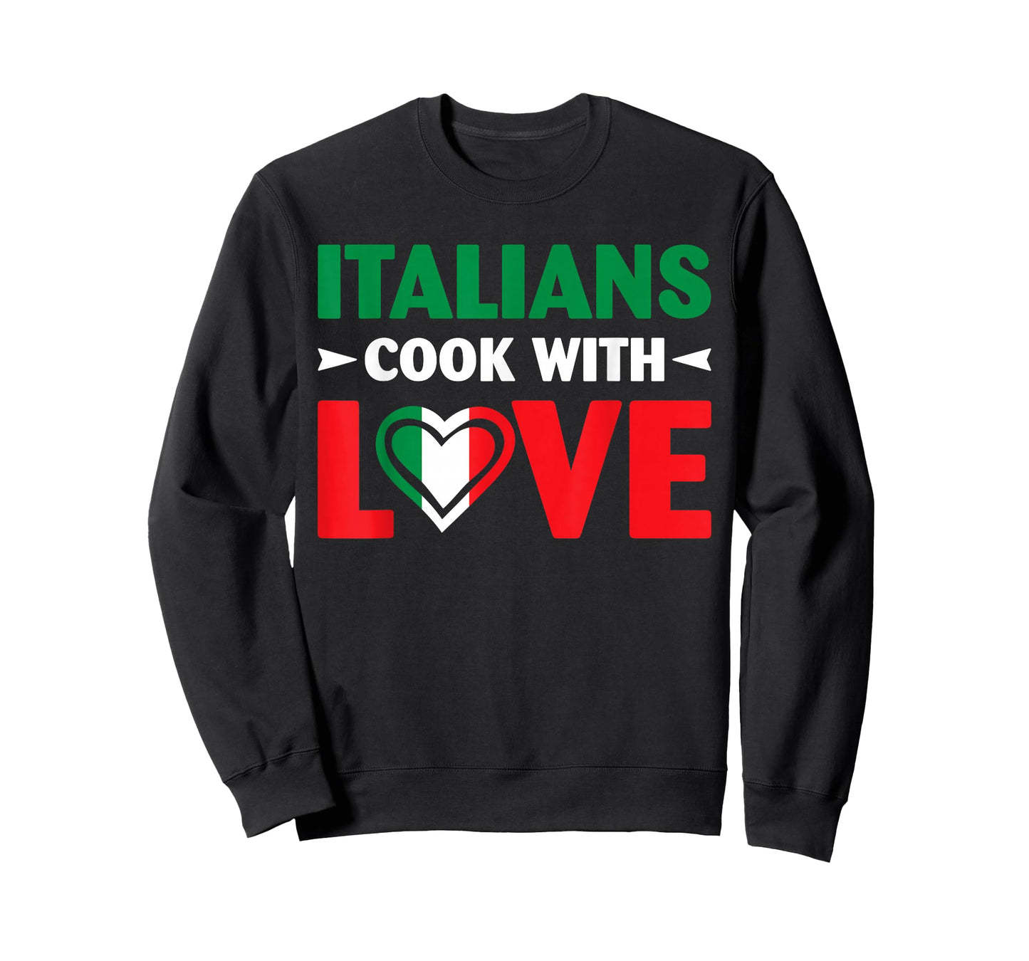 Cook With Love Italian Chef Funny Sayings Quotes T-Shirt