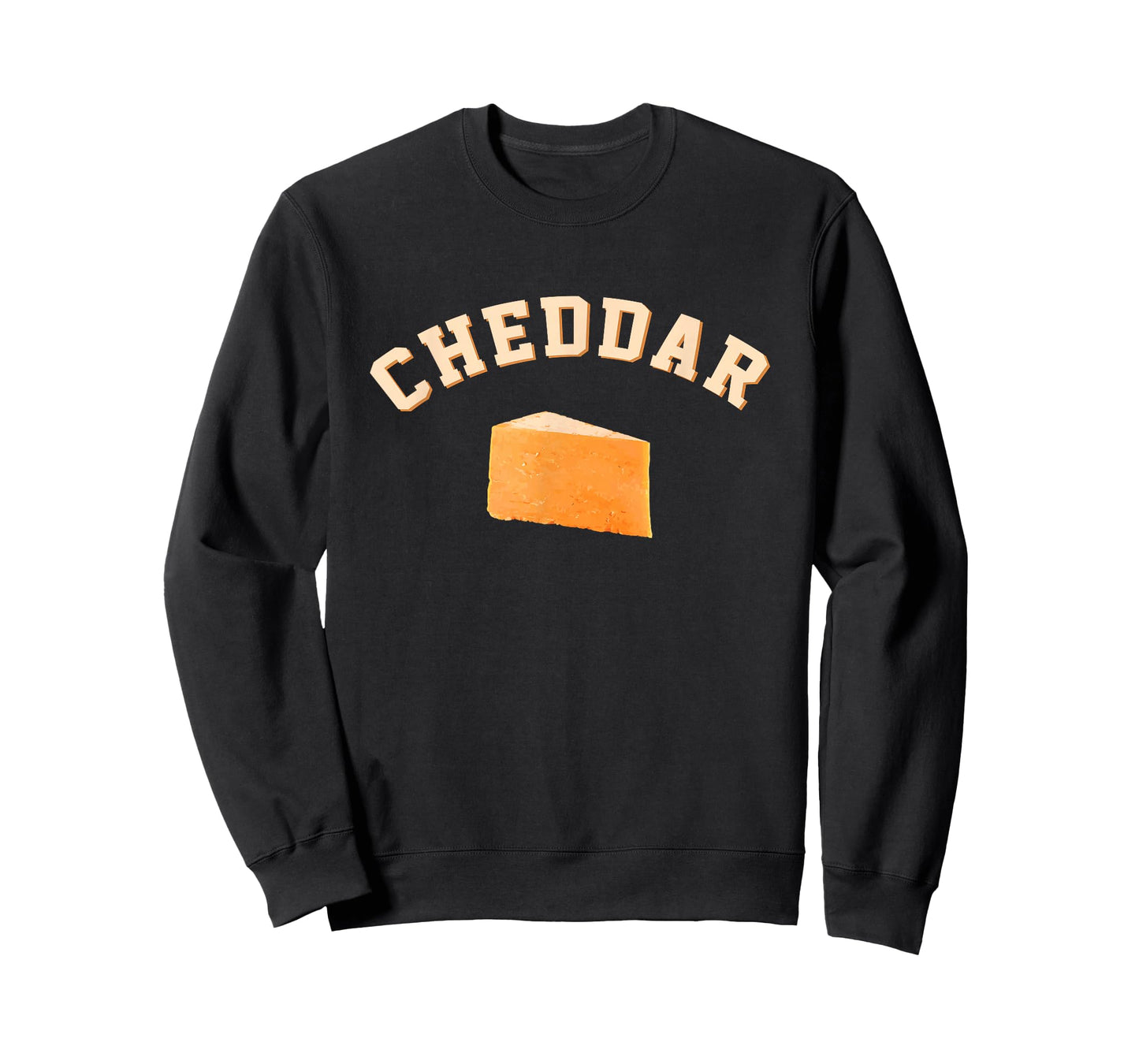 Cheddar Cheese Funny College Team Mascot English Word T-Shirt