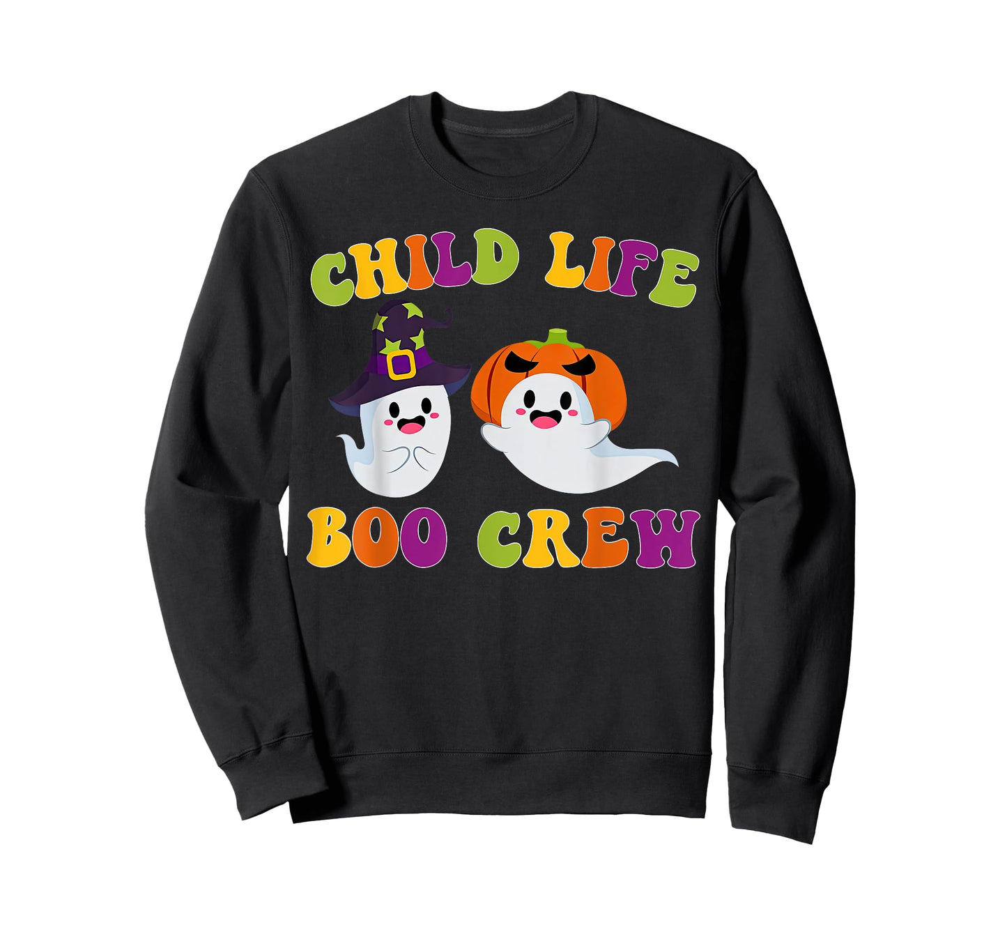Child Life Boo Crew Ghost Halloween Child Life Specialist T-Shirt
