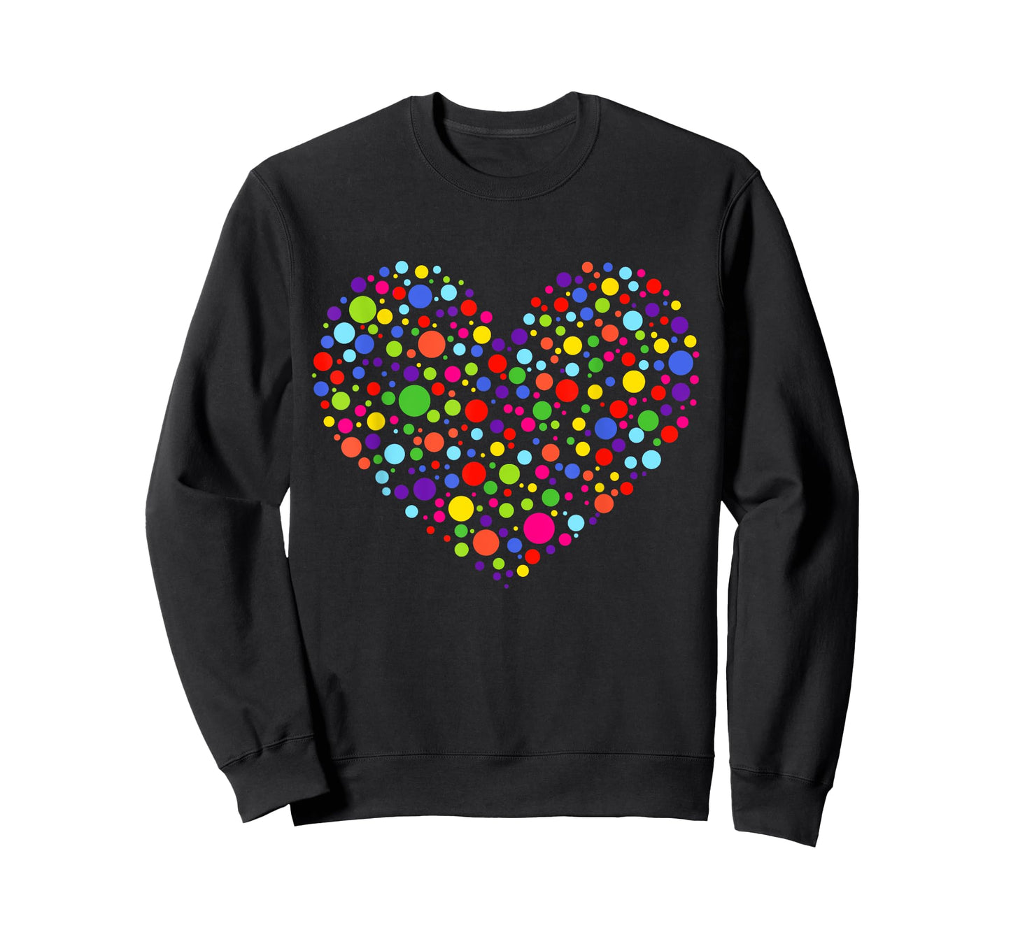 Happy Dot Day Heart Colorful Polka Dot Women Teen Girl Kids T-Shirt