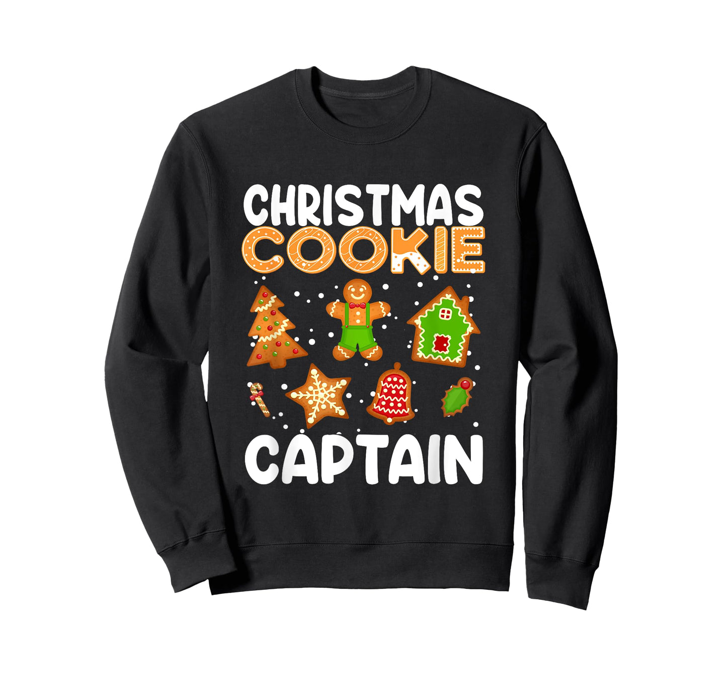 Cookie Baking Team Captain Gingerbread Christmas Matching T-Shirt