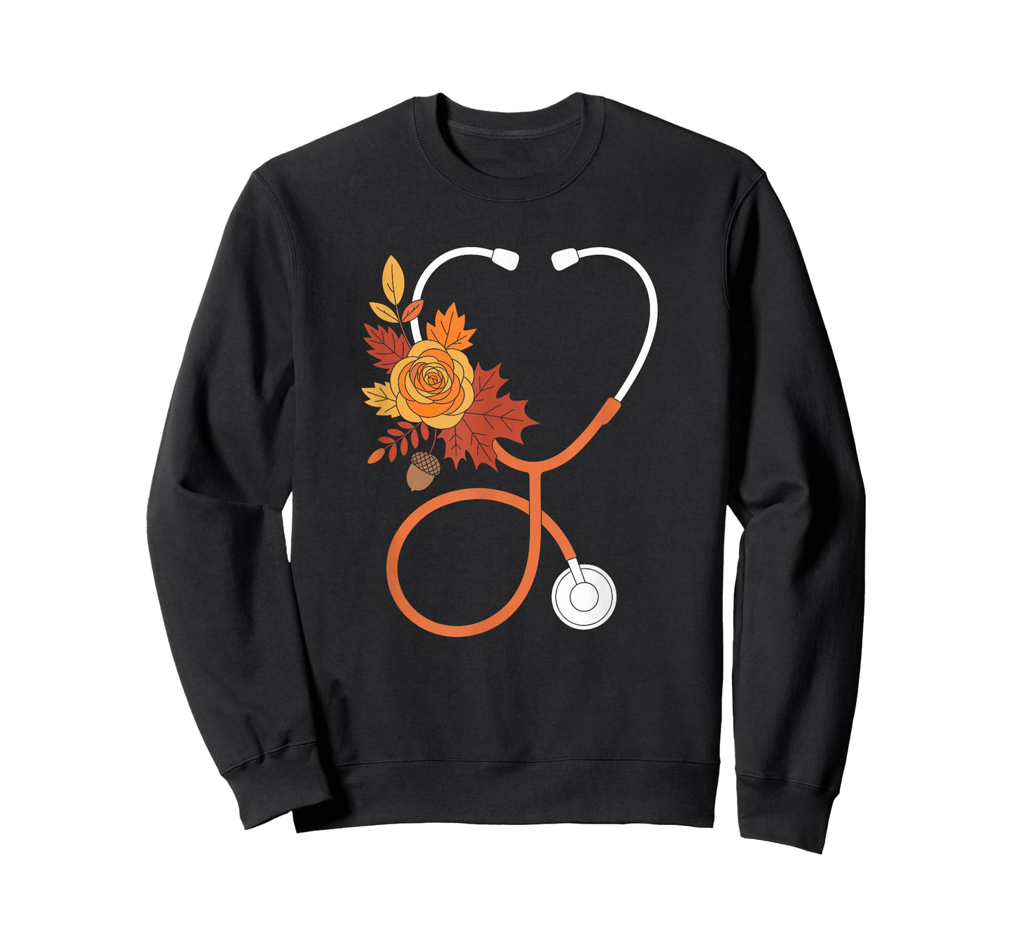 Autumn Stethoscope Nurse Fall T-Shirt
