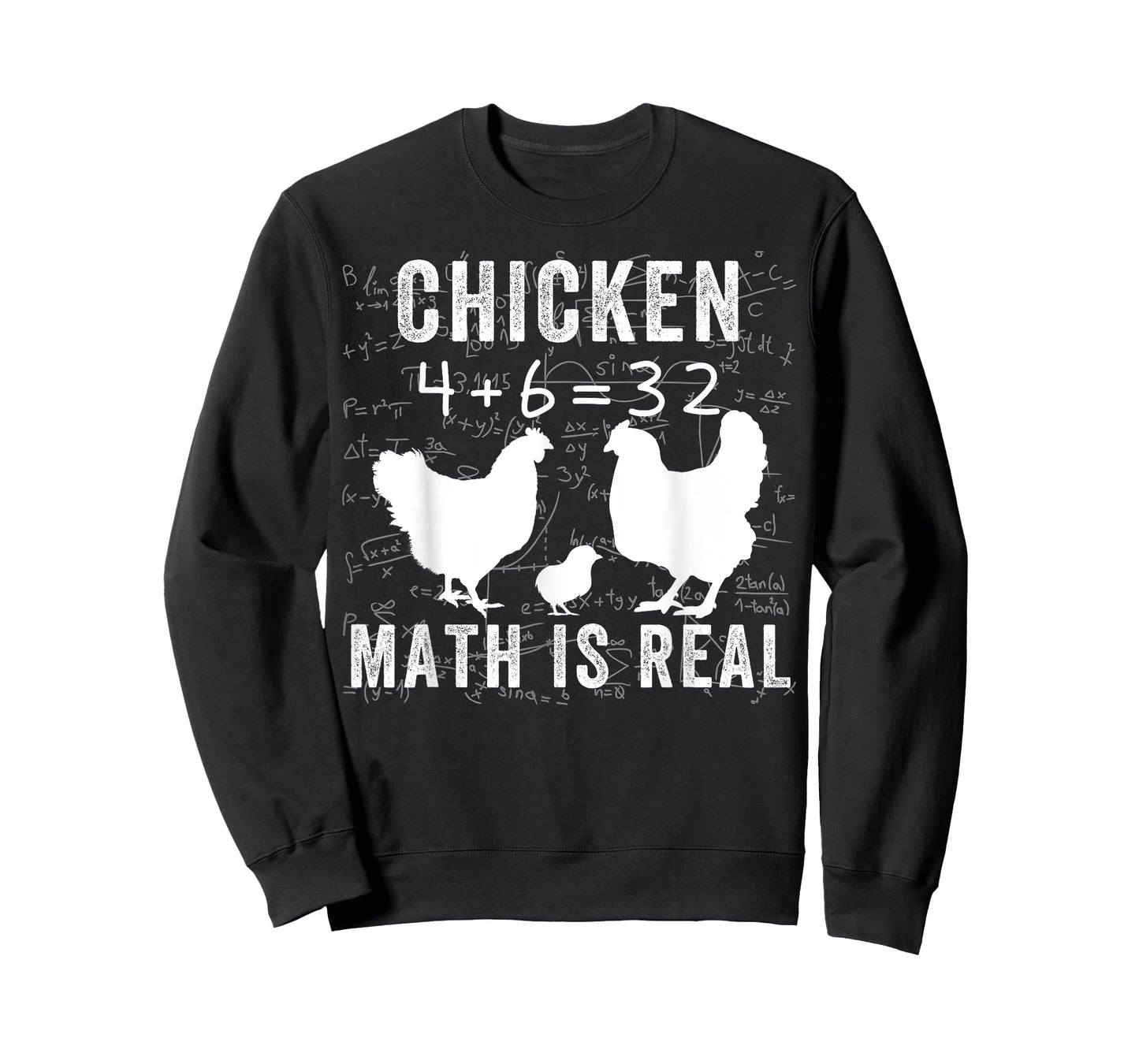 Chicken Math is Real, Chicken Lover Funny Chicken Math Meme T-Shirt
