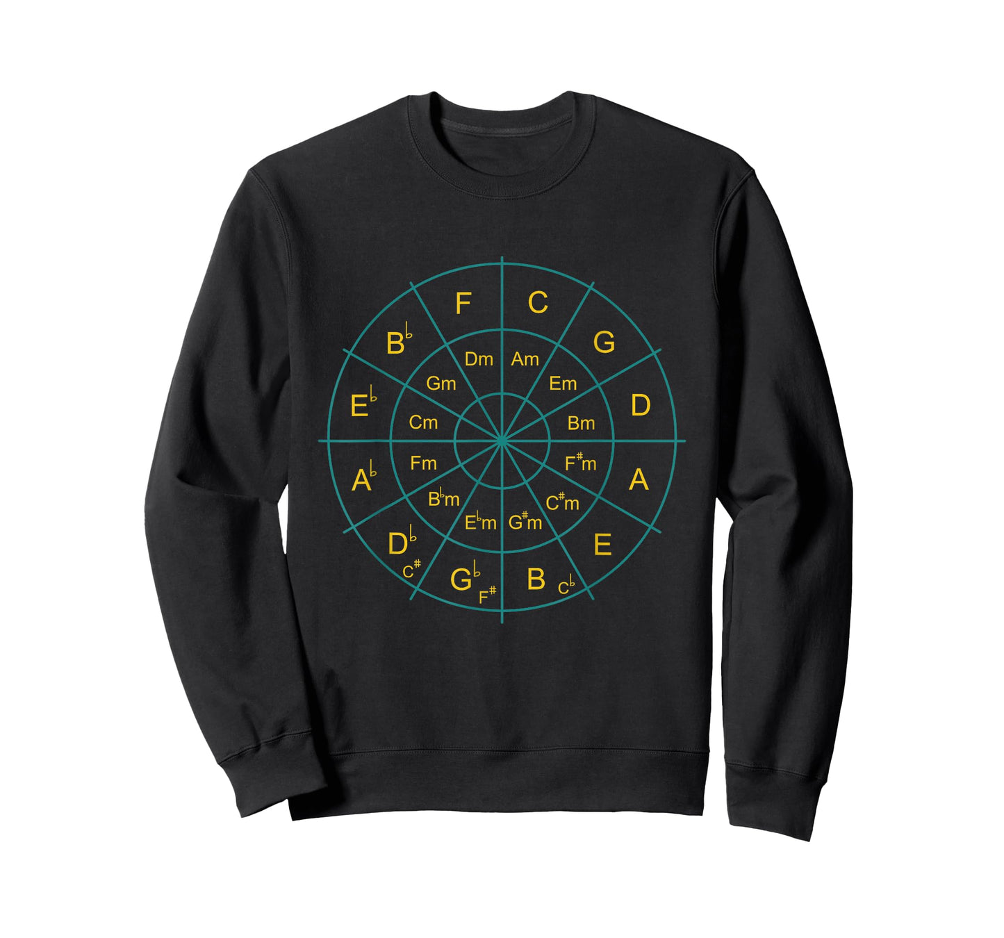 Circle of Fifths Music Teacher Music Student Composer T-Shirt