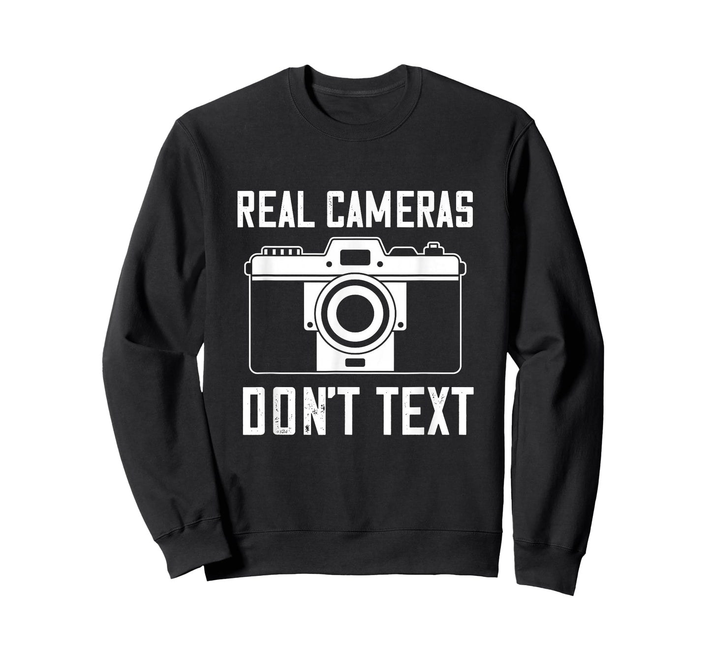 Photographer Real Camera Vintage Don't Text Photography T-Shirt
