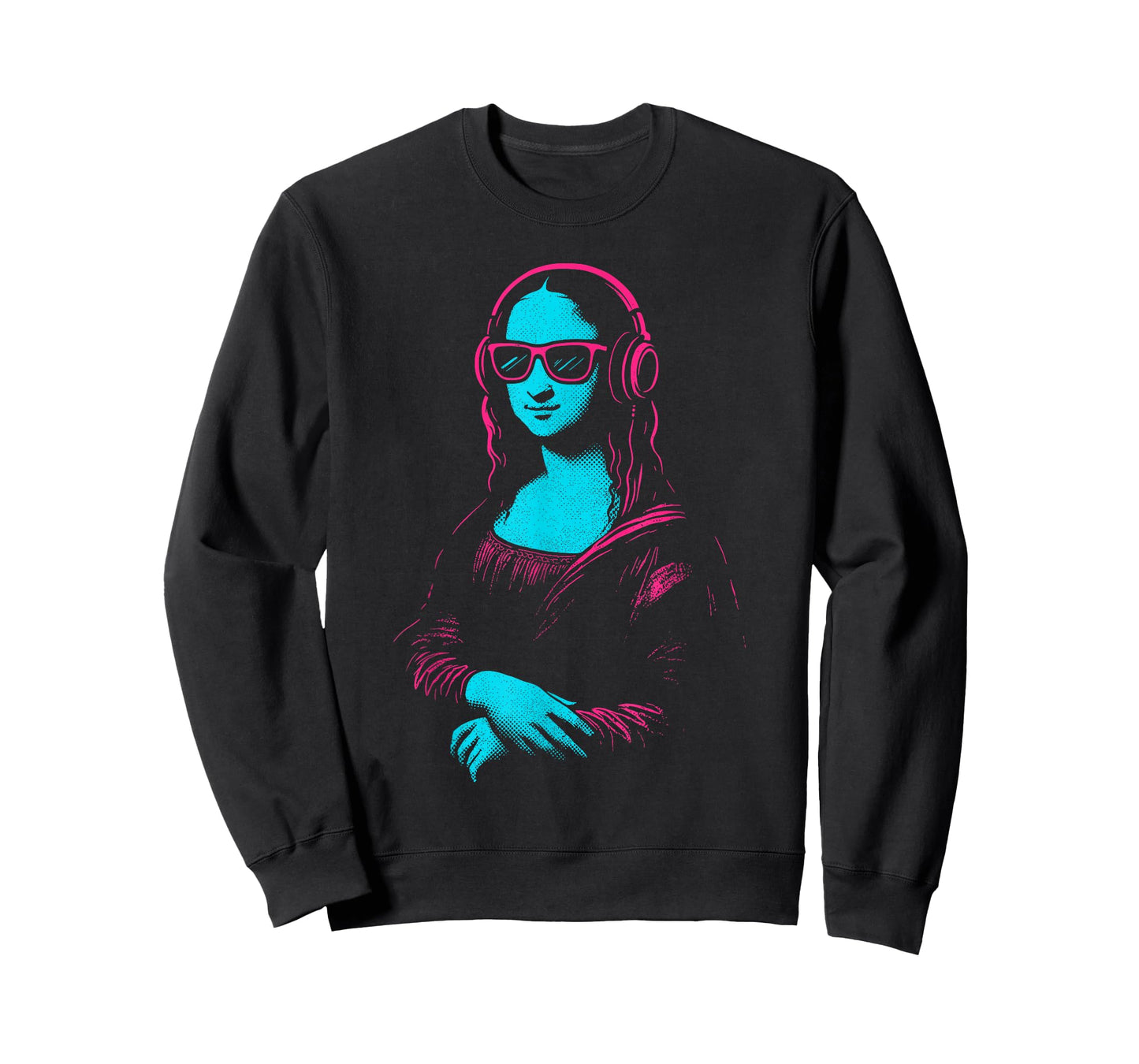 Y2K Art Men Women Kids Funny Mona Lisa T-Shirt