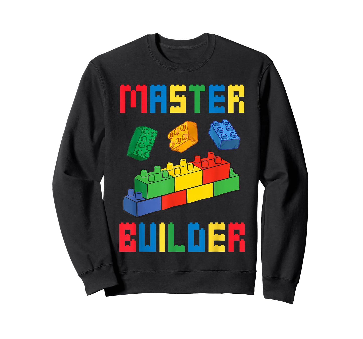 Brick Builder Funny Blocks Building Master Builder Toys Kids T-Shirt Small