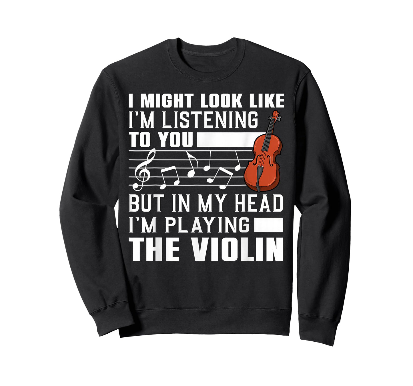 Funny Violin Art For Men Women Music Violin Player Violinist T-Shirt