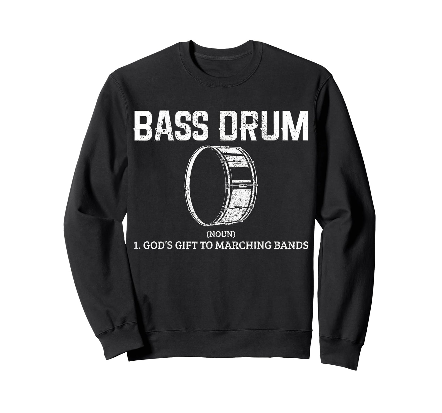 Bass Drum Definition Funny Marching Band Drummer Gift T-Shirt