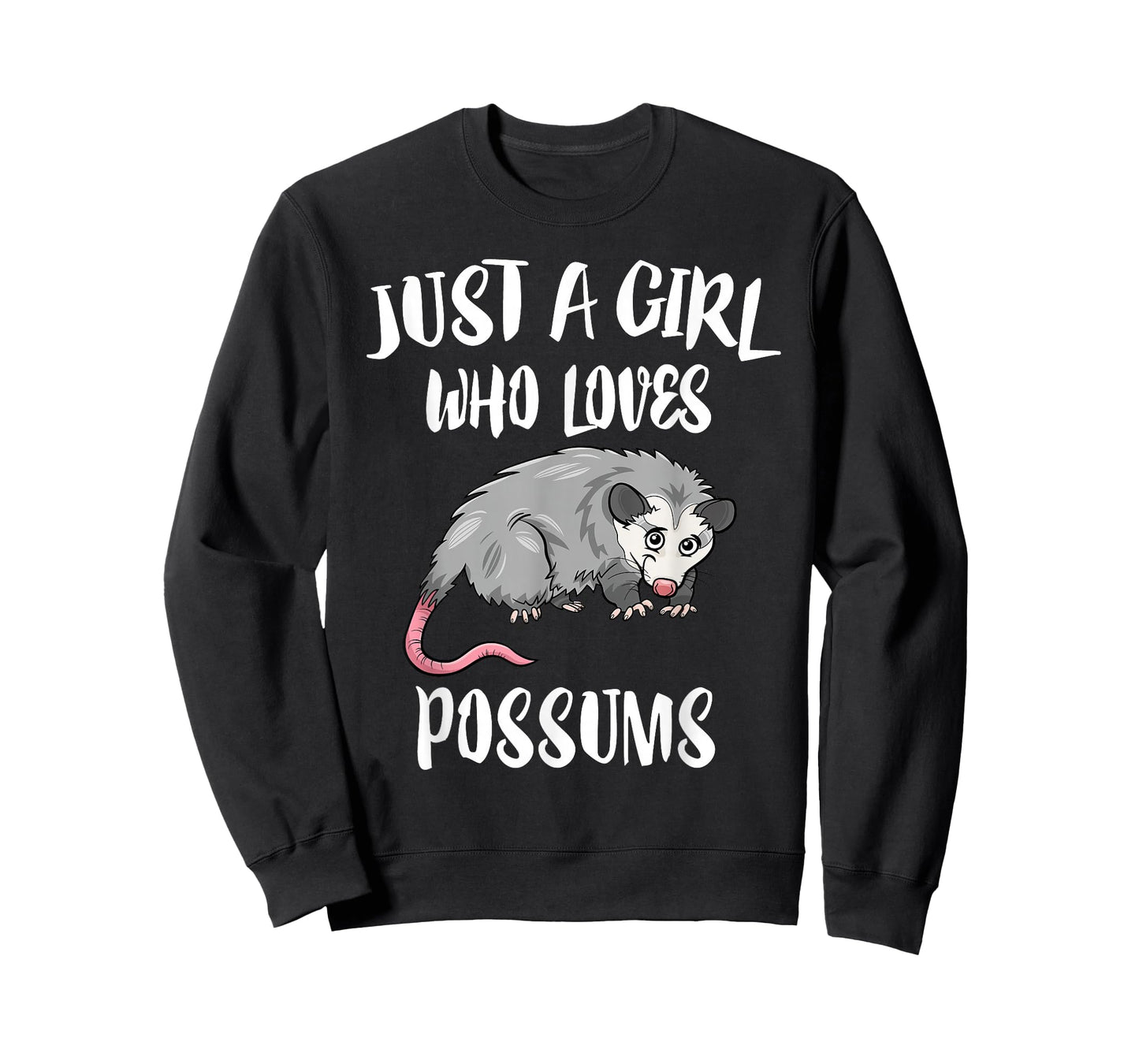 Just A Girl Who Loves Possums Animal Gift T-Shirt