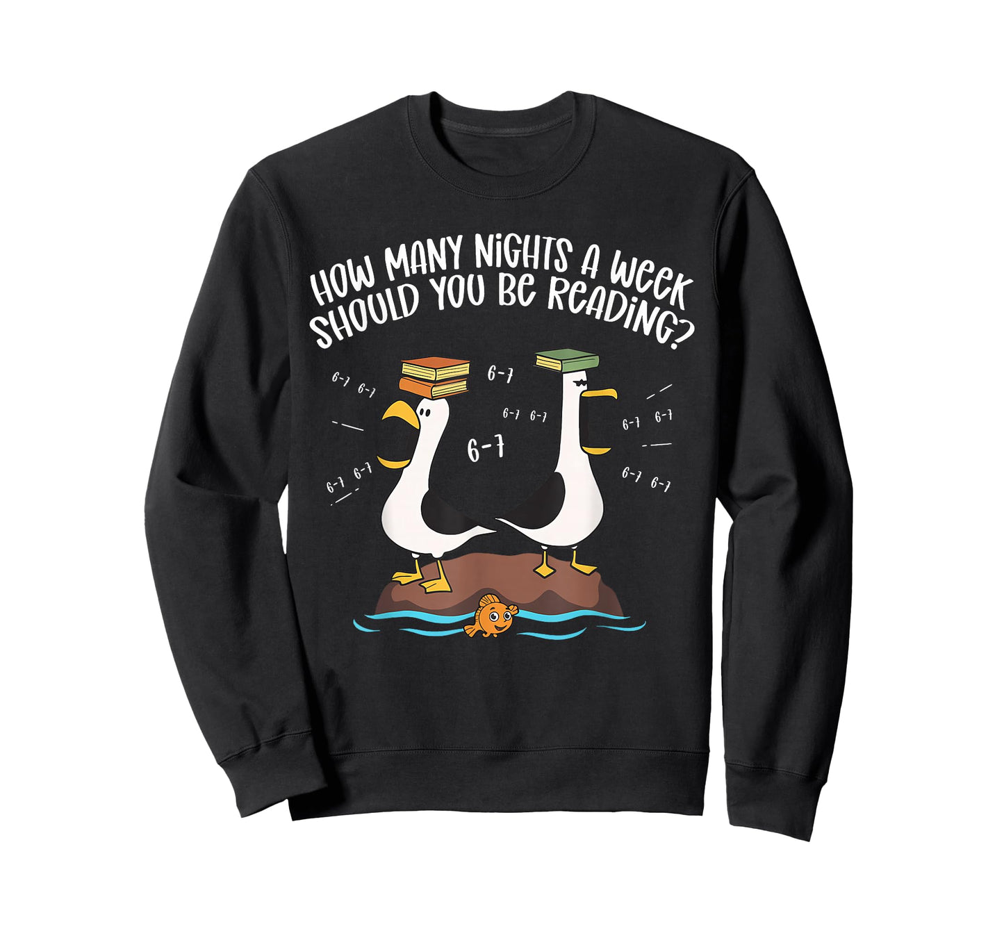 Teacher 67 How Many Nights A Week Should You Be Reading 6-7 T-Shirt