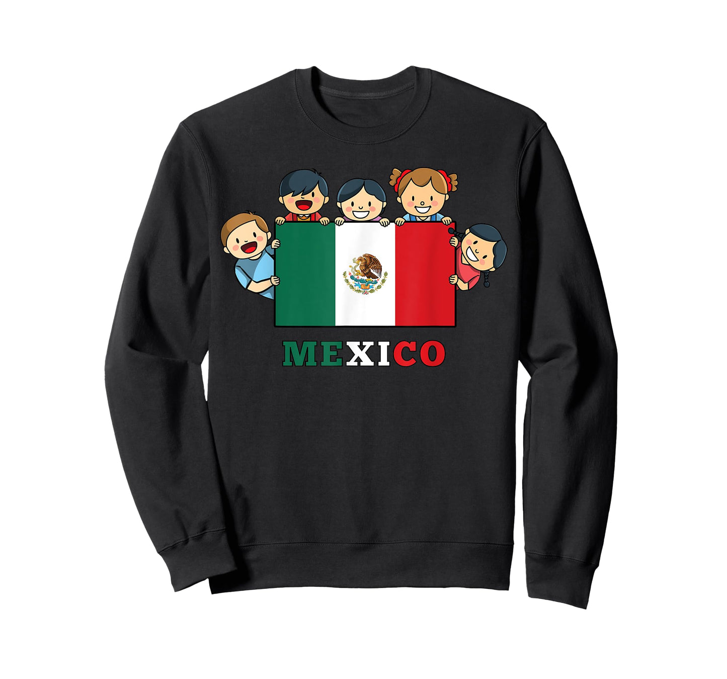 Kids Mexico Flag Hispanic Heritage Month Mexican T-Shirt