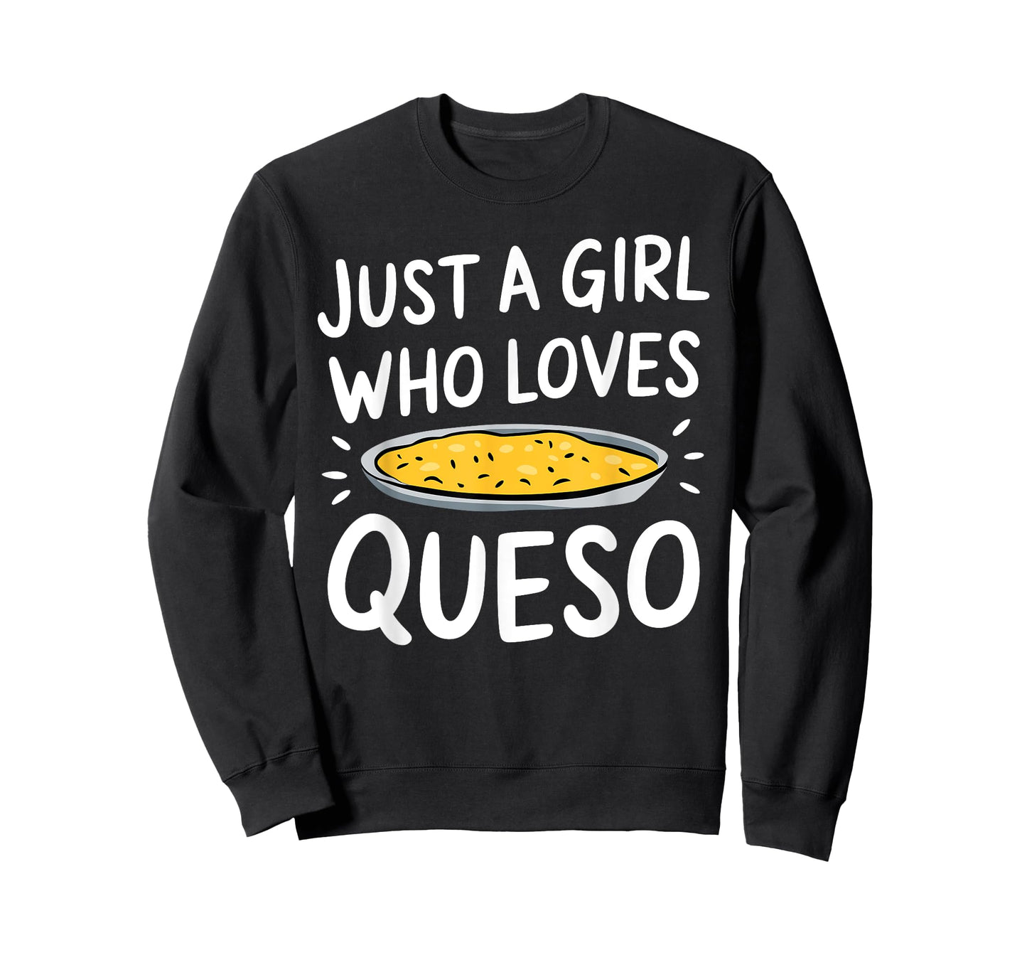 Cool Queso Art For Girls Women Mexican Cheese Lover Queso T-Shirt