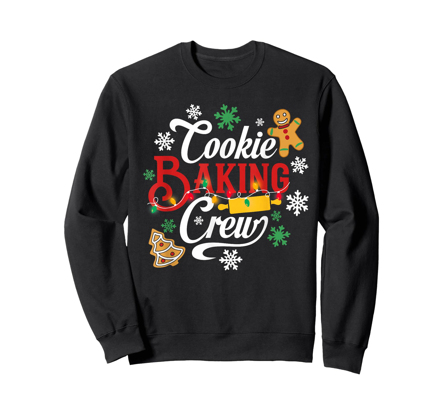Christmas Cookie Baking Crew Family Baking Team Funny Cookie T-Shirt