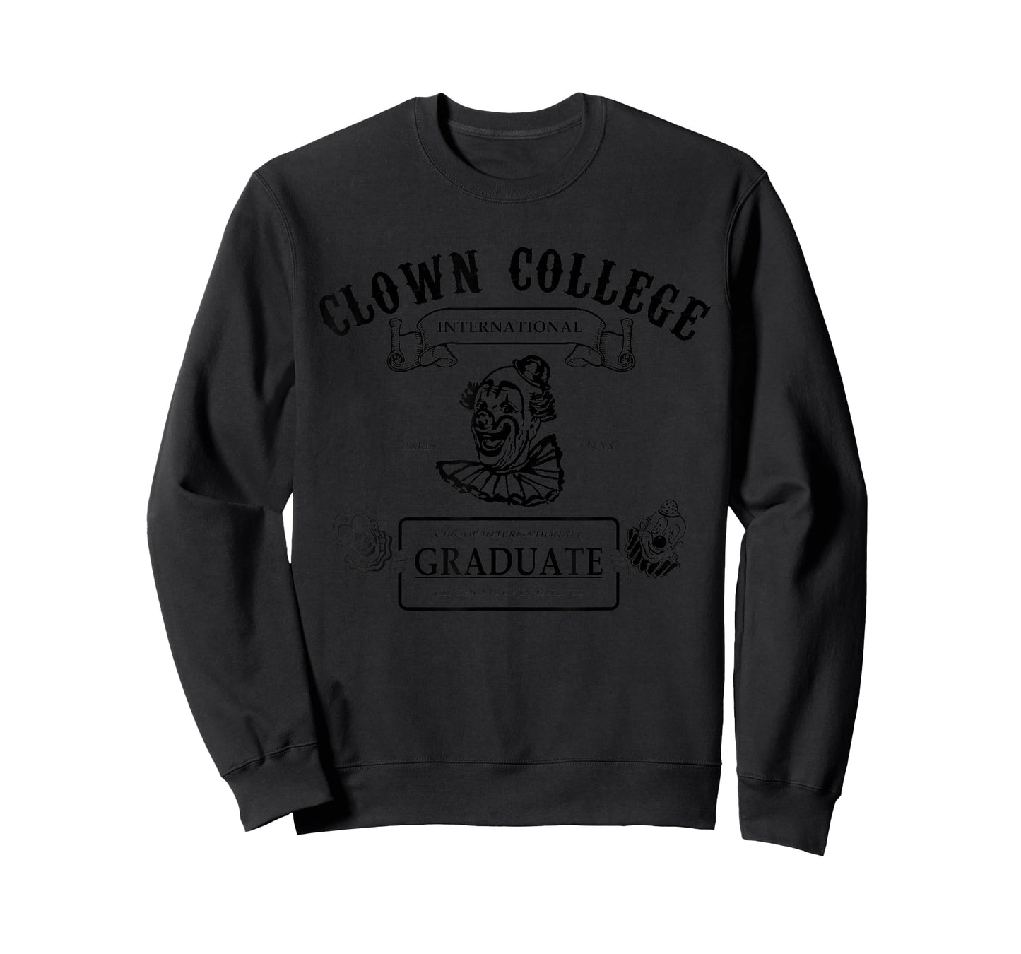 Clown College Graduate Certificate Funny Graduation Gift T-Shirt
