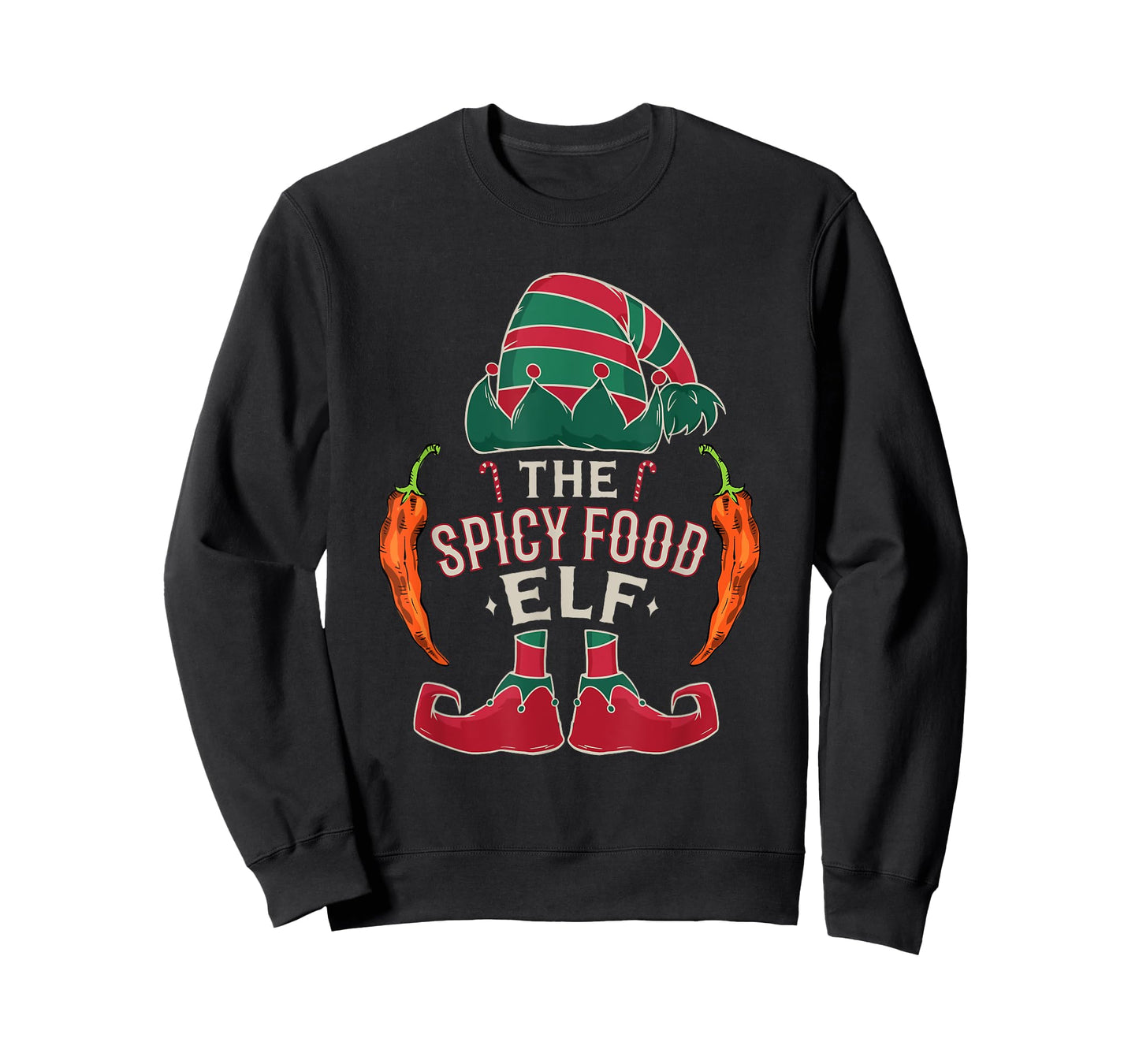 Christmas Spicy Food Lover Chili Peppers Chef Spicy Food T-Shirt