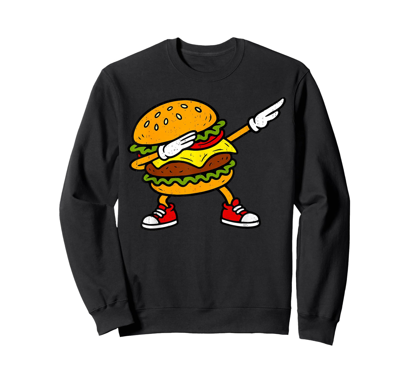 Dabbing Hamburger Fast Food Lover Cheeseburger Dab Dance T-Shirt